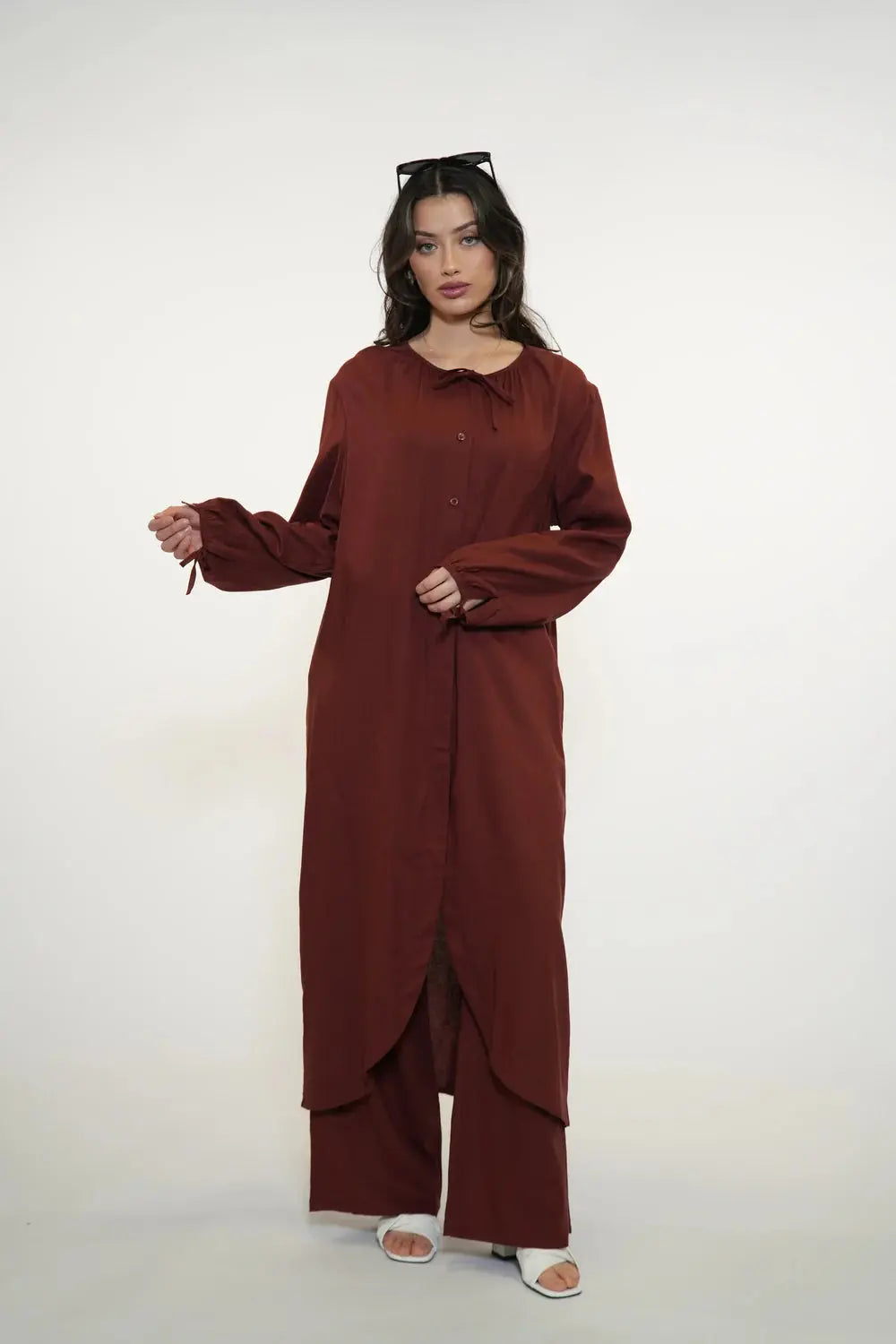 MEDITERRANEAN BREEZE SET - MAROON Losyana.nl