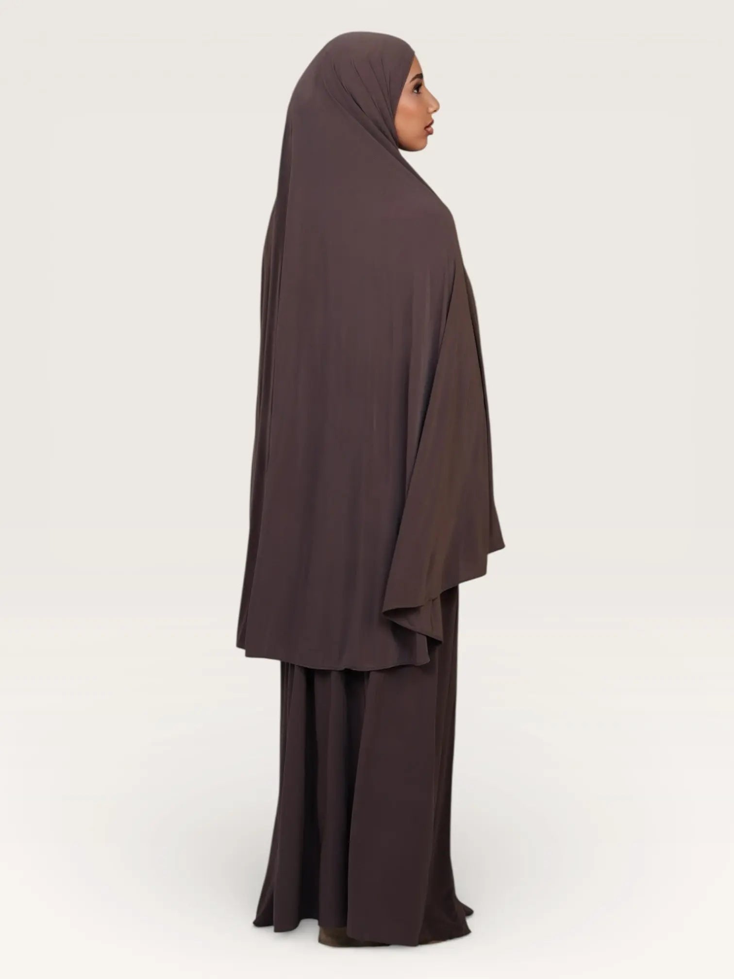 premium khimar set - espresso