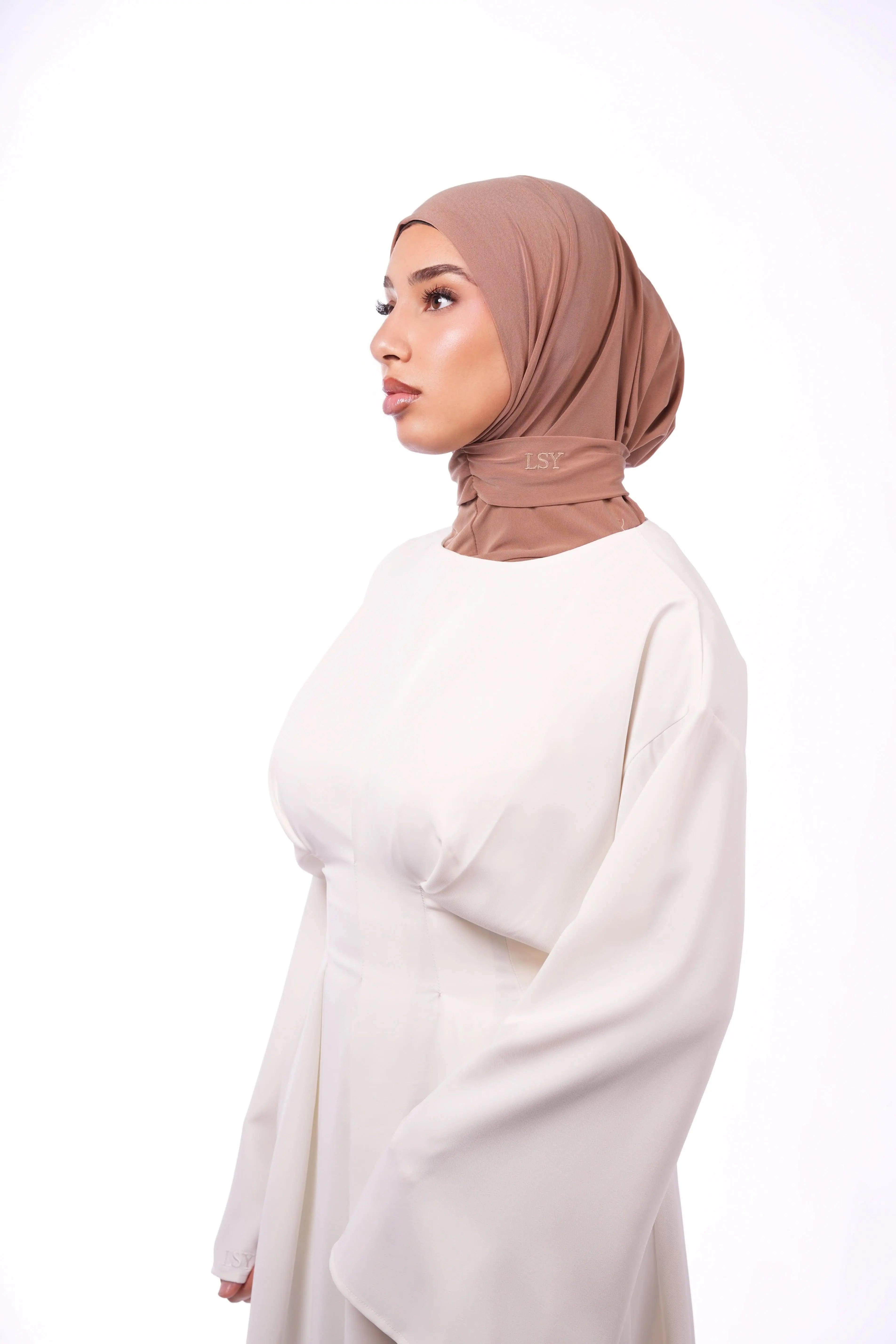 Instant Hijab - sand - Losyana.Shop
