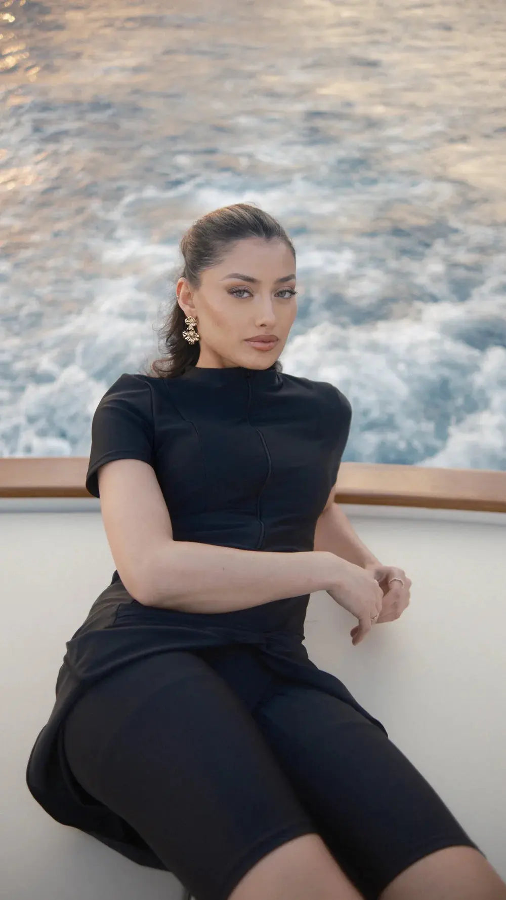 LUNA MARINA SET - BLACK Losyana.nl