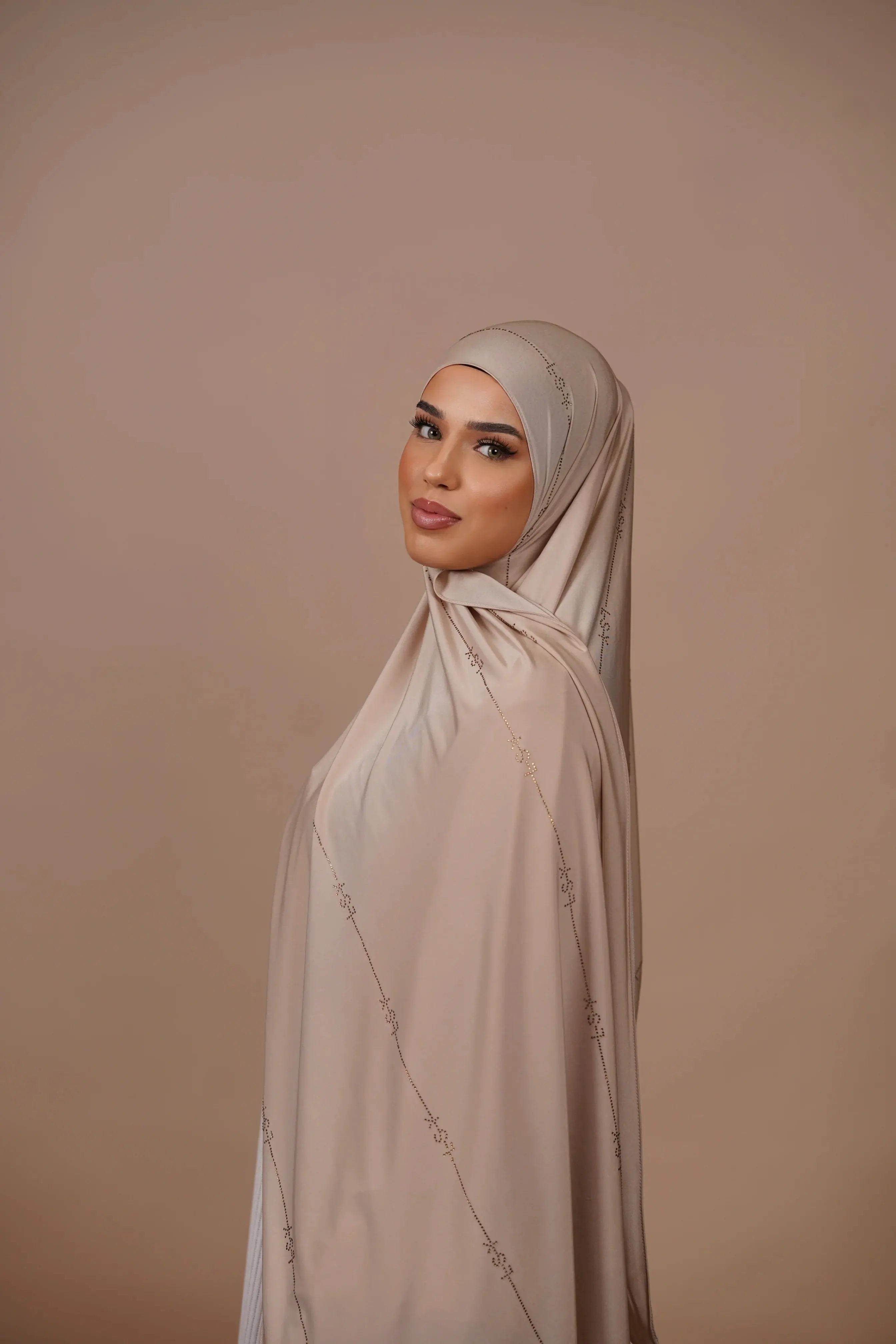 LSY Satin Premium Jersey - Light beige Losyana