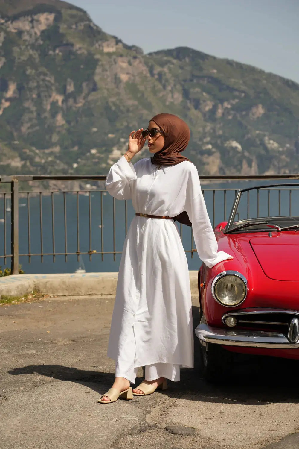 PALMA LINEN SET - WHITE Losyana.nl