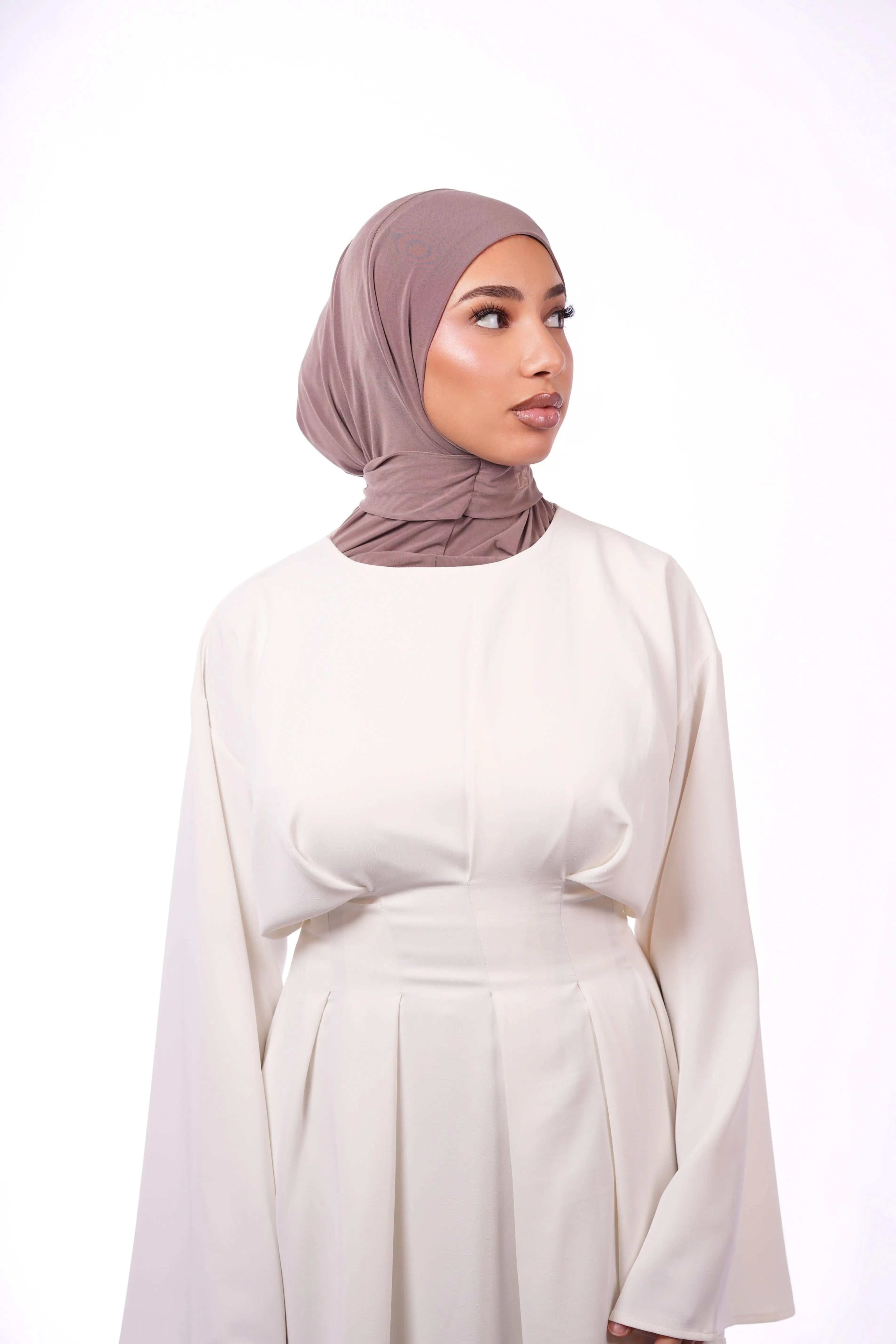 Instant Hijab - taupe - Losyana.Shop