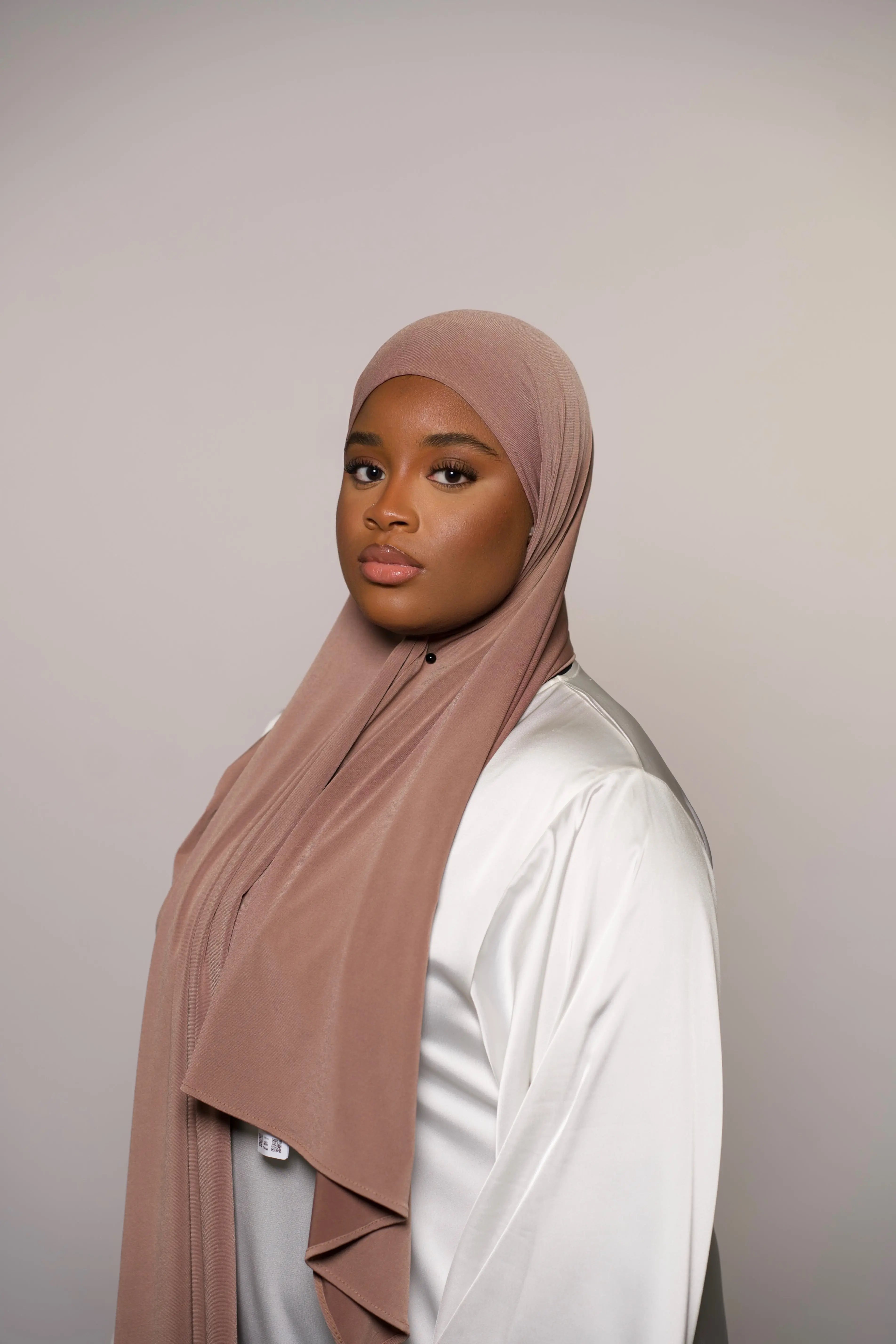 Satin Premium Jersey - nude peach Losyana.Shop