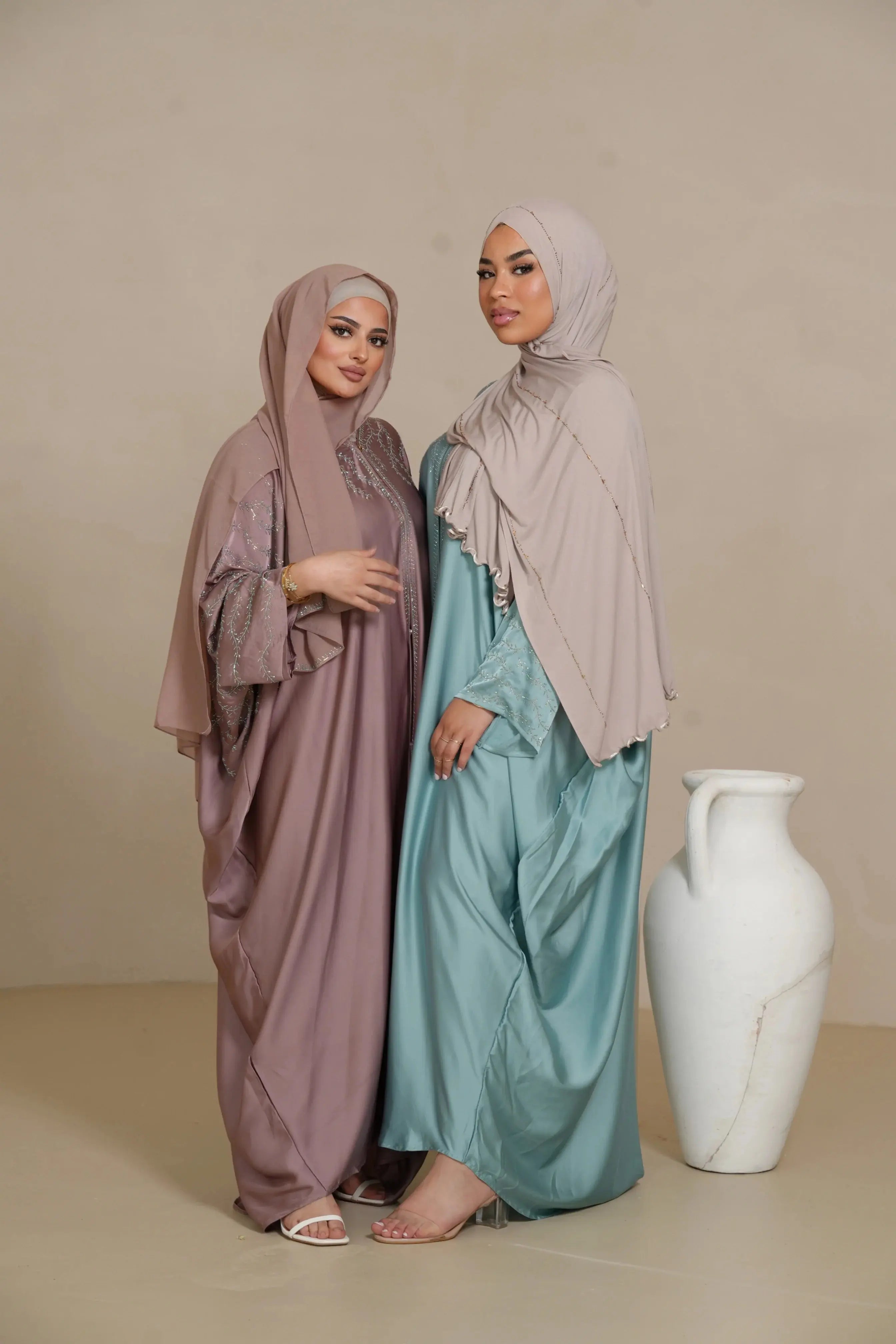 DXB Glitter Abaya - Velvet Losyana.Shop