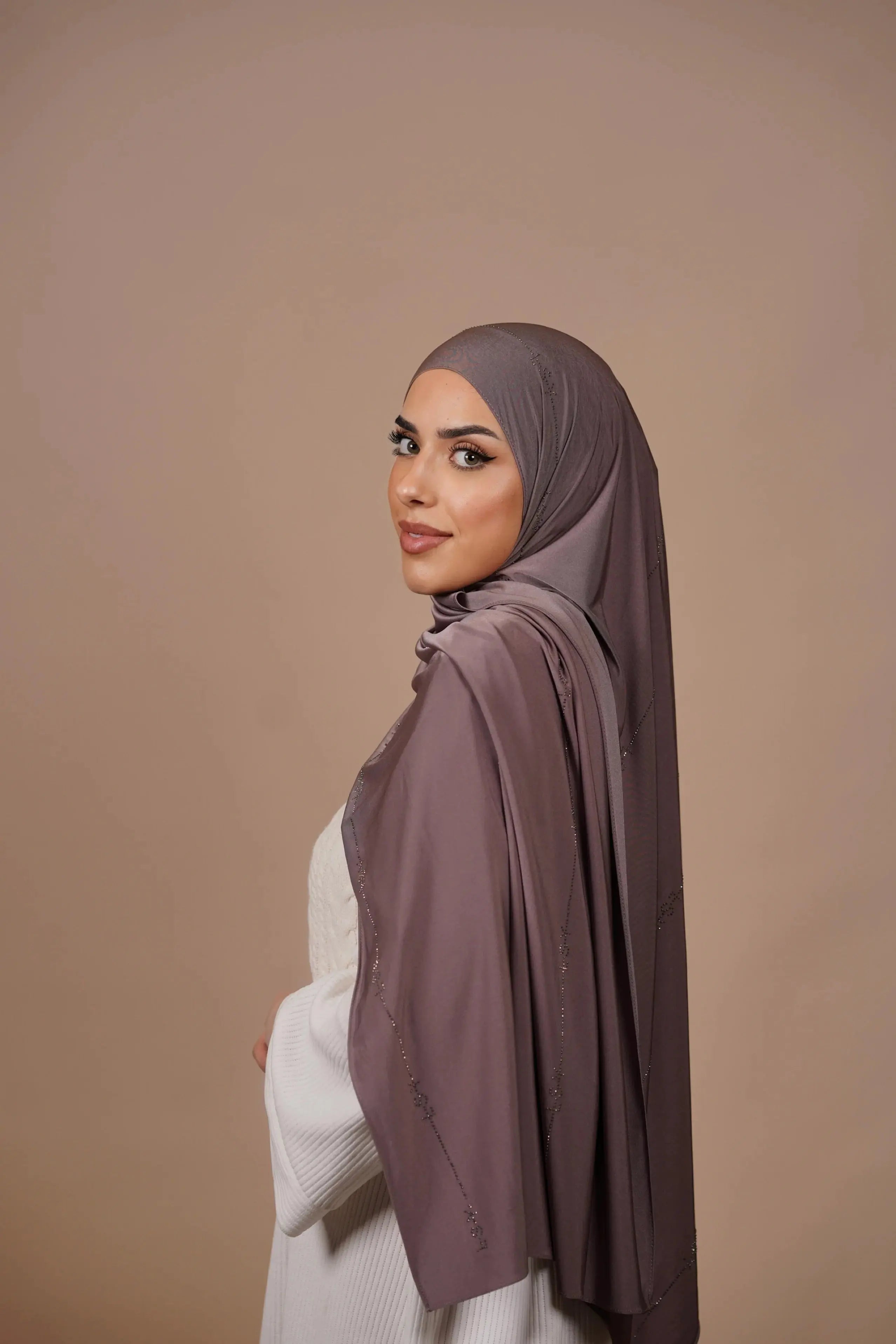 LSY Satin Premium Jersey - cacao Losyana