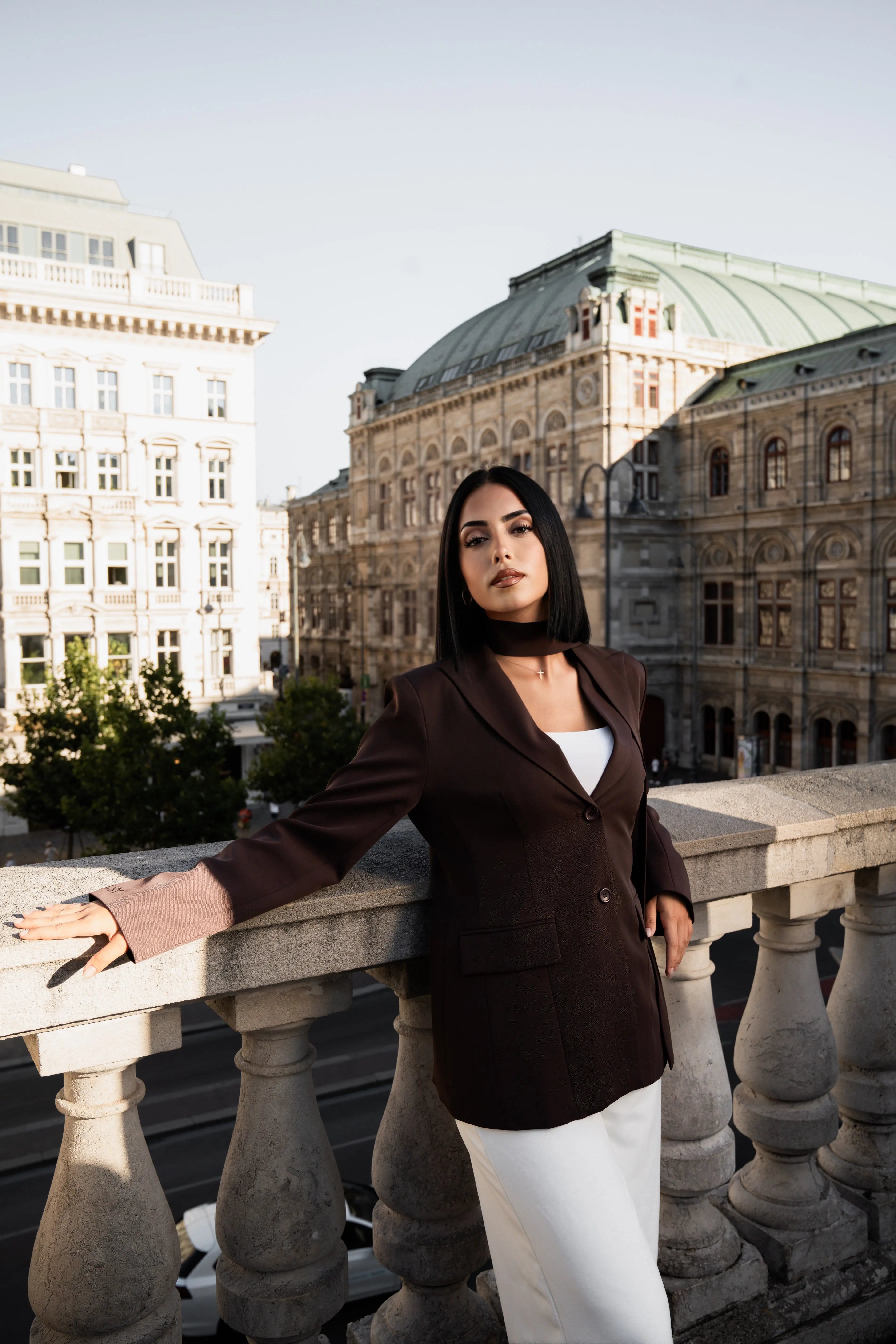 the palais blazer - espresso Losyana.Shop