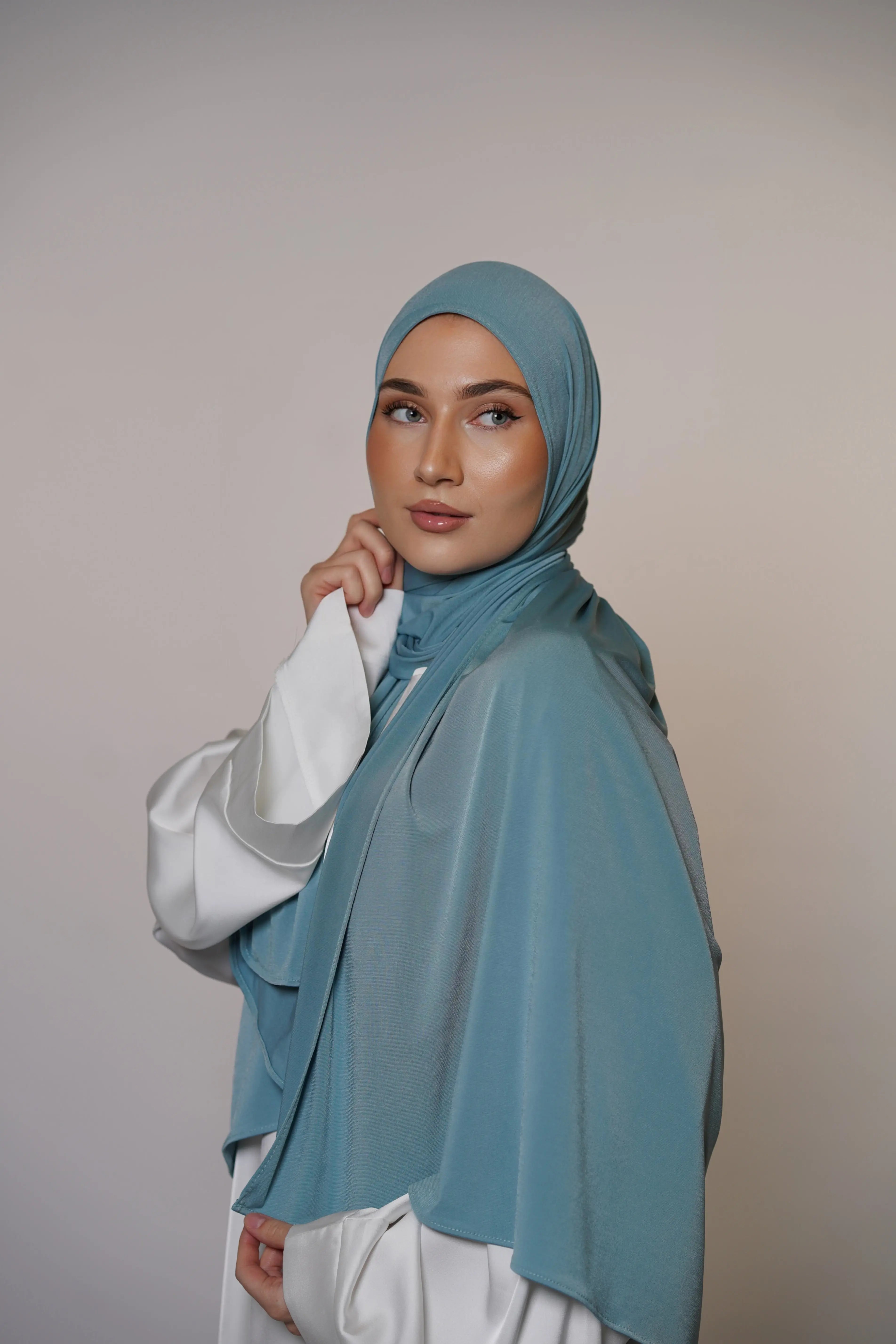Satin Premium Jersey - sea Losyana.Shop