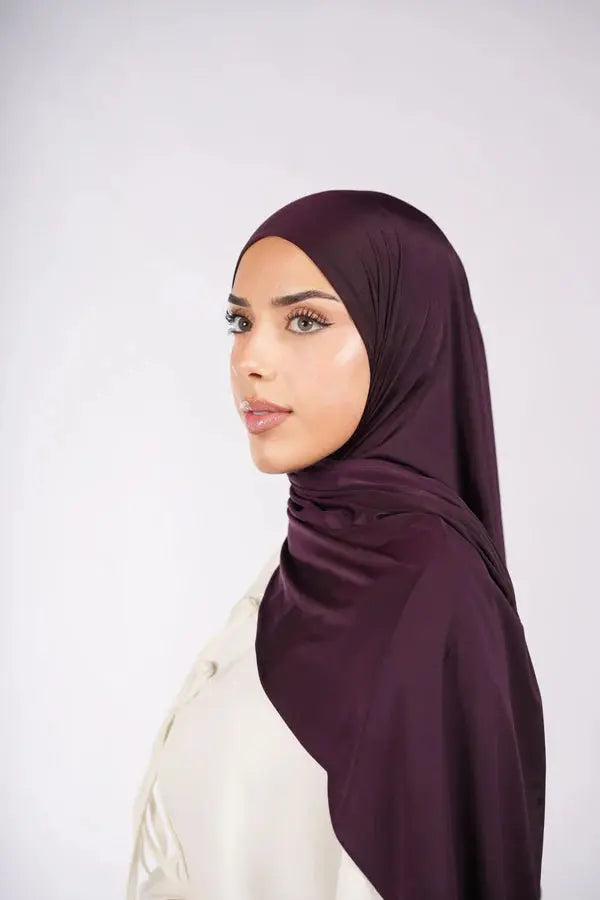 Liquid Jersey - Burgundy Losyana.Shop