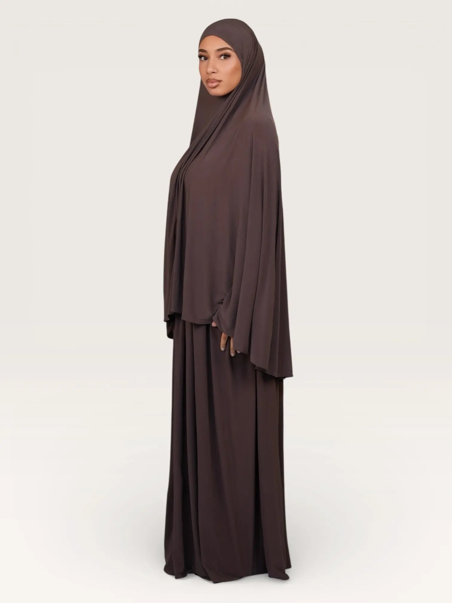 premium khimar set - espresso