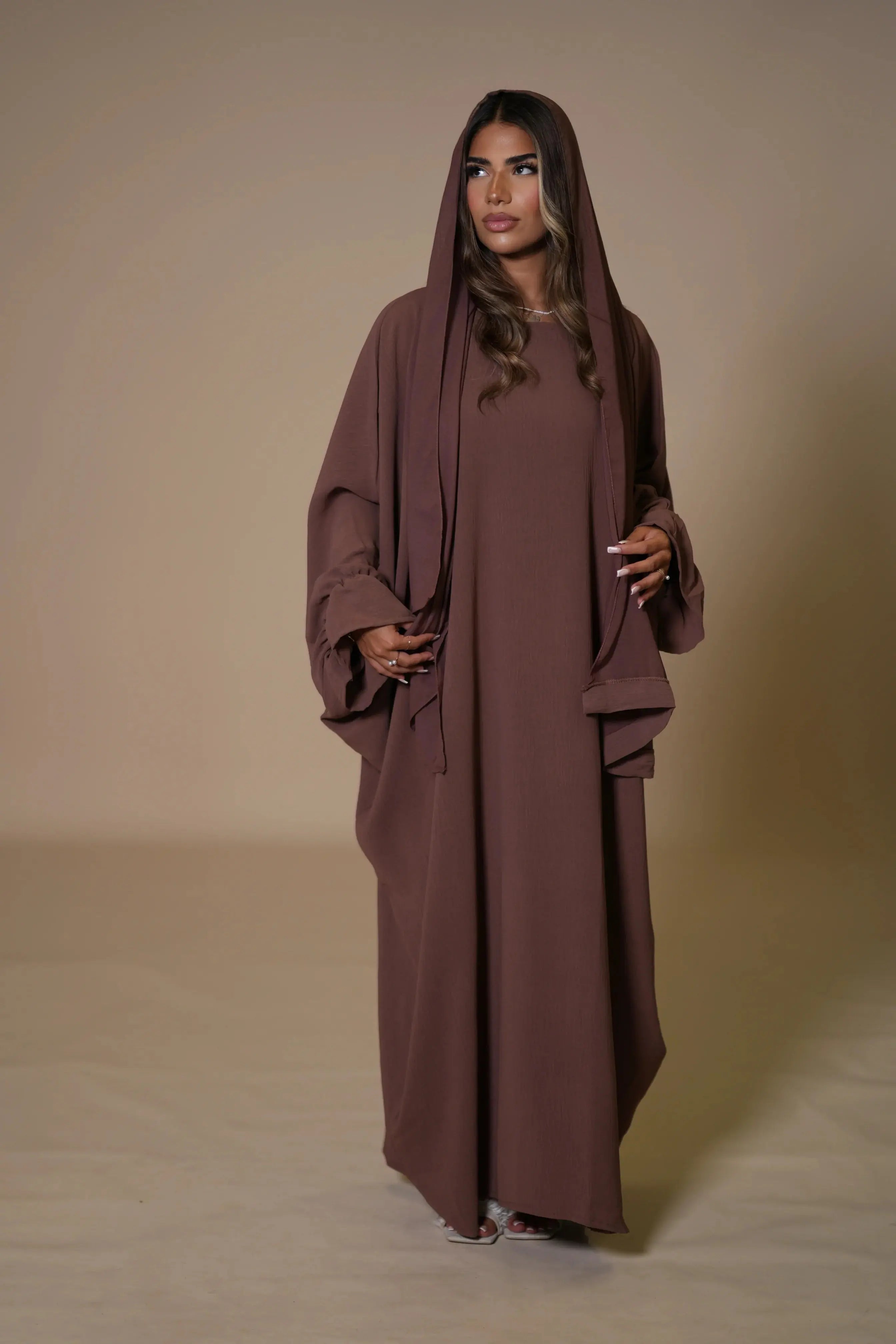 Jazz Abaya - Brown Losyana.Shop