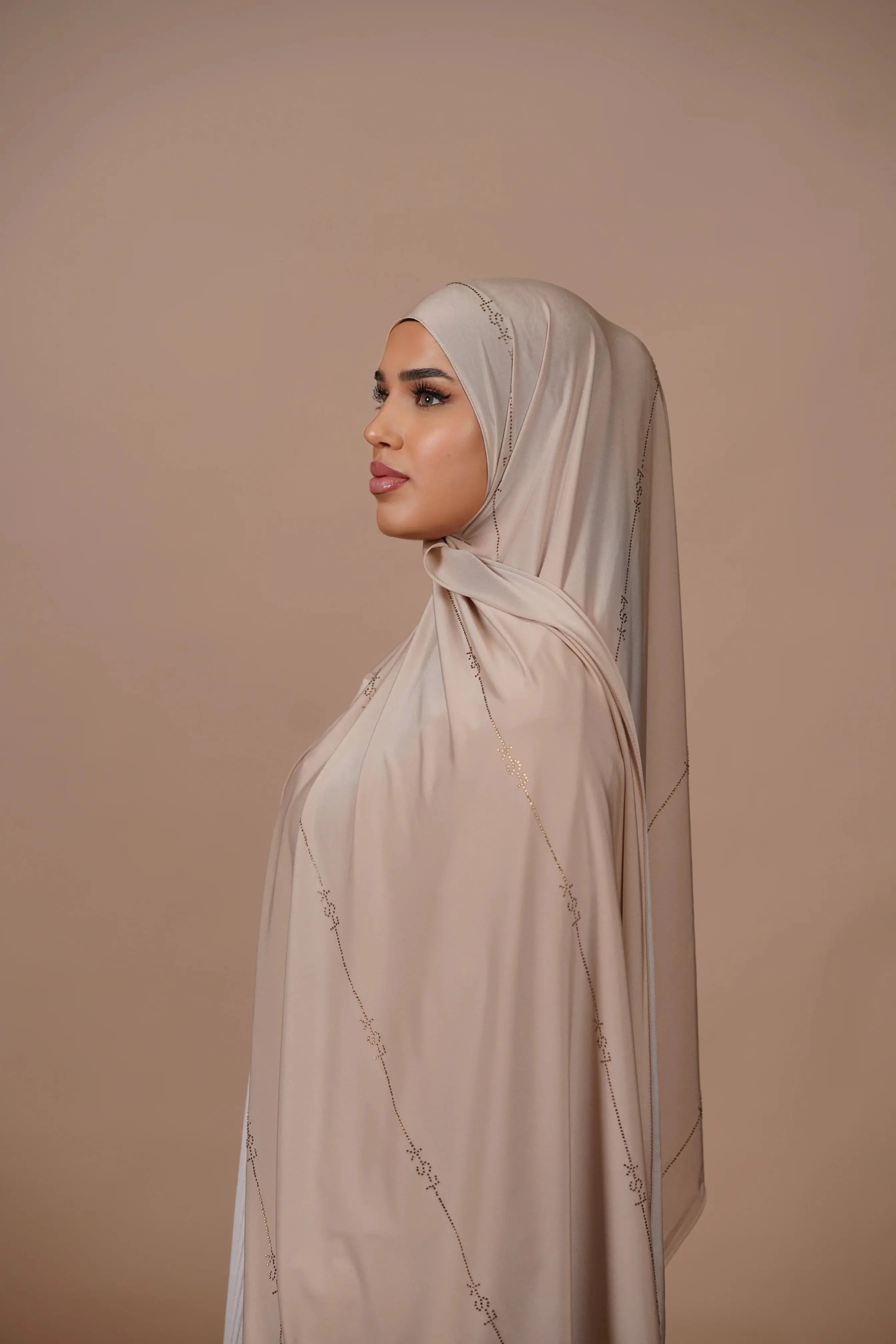 LSY Satin Premium Jersey - Light beige Losyana