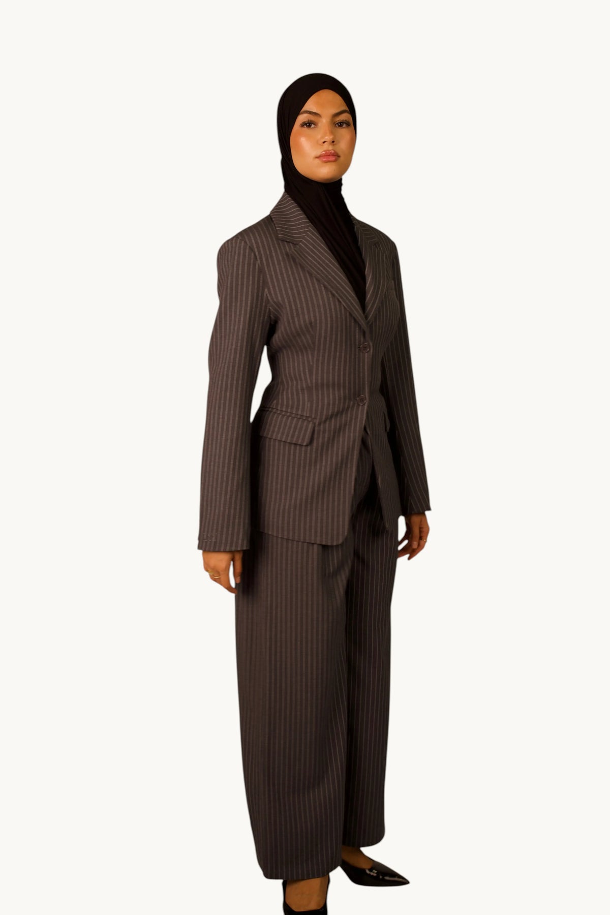 Krijtstreepblazer