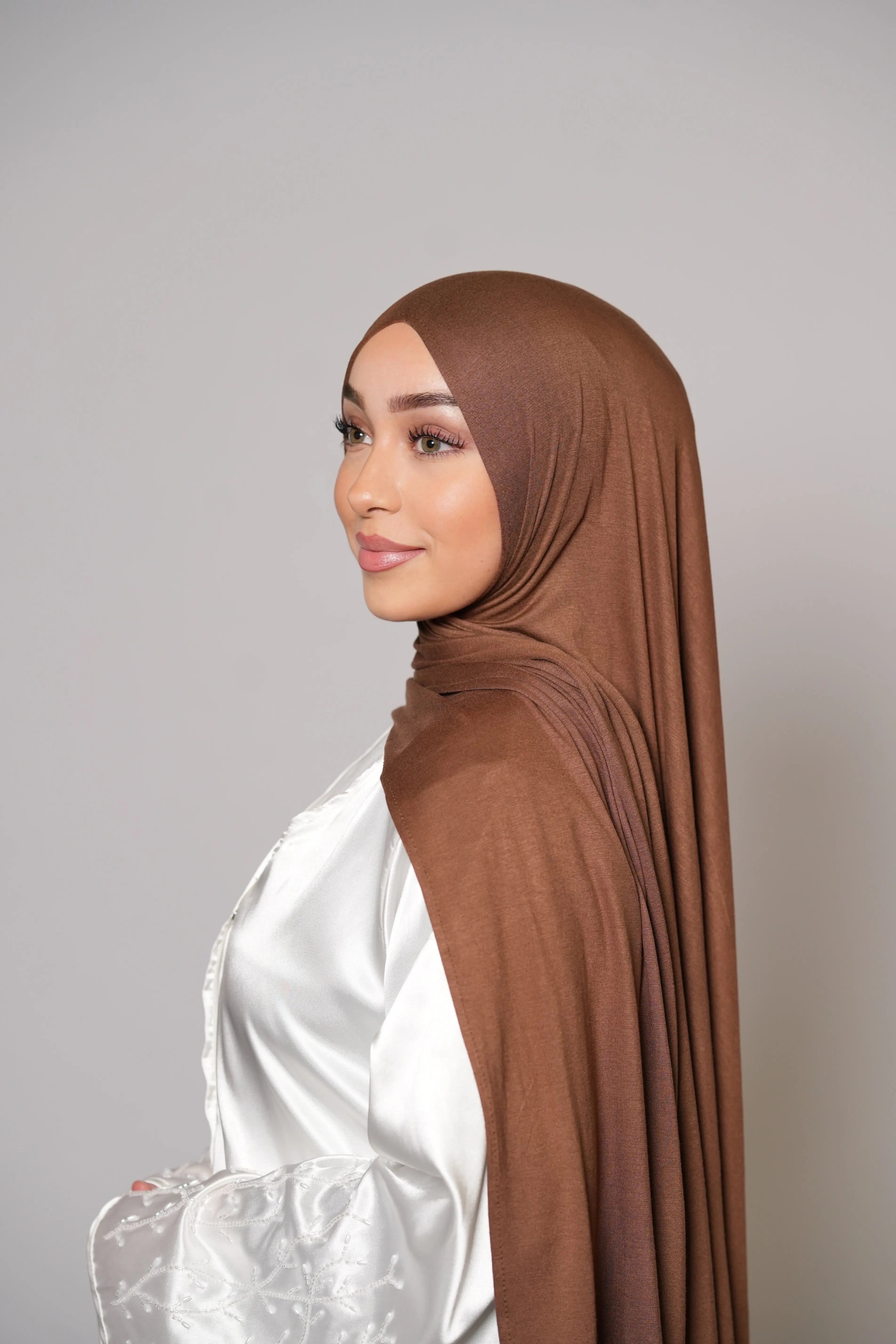 Premium Bamboo Jersey - rusty brown Losyana.Shop