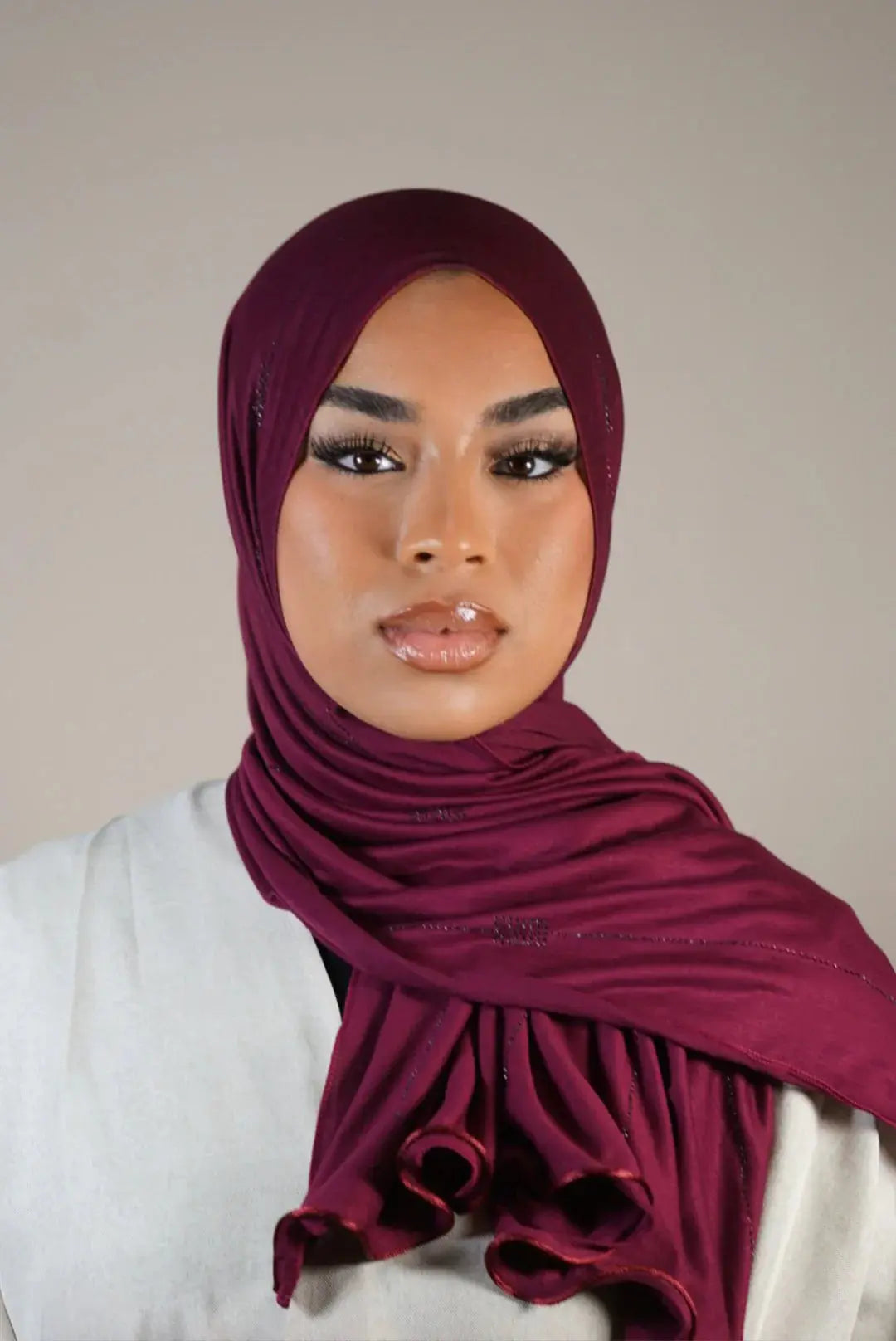 DIAMOND JERSEY 2 - DARK BERRY Losyana.Shop