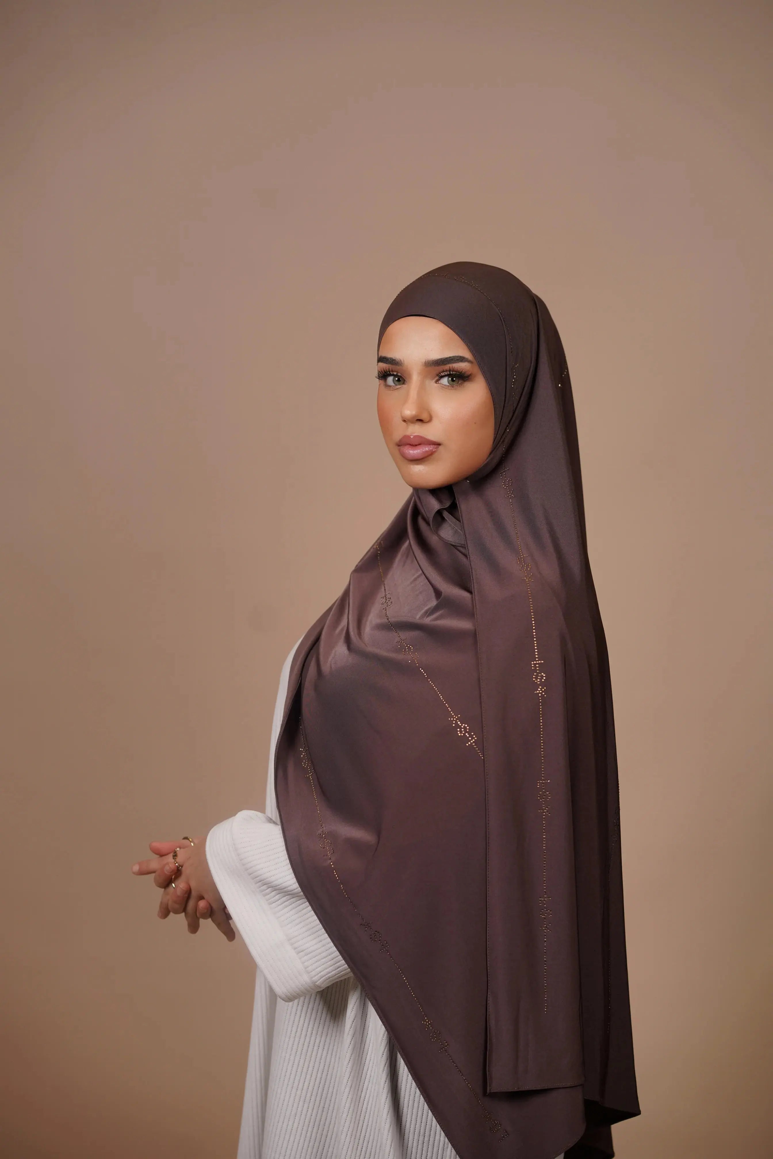 LSY Satin Premium Jersey - Coffee Losyana