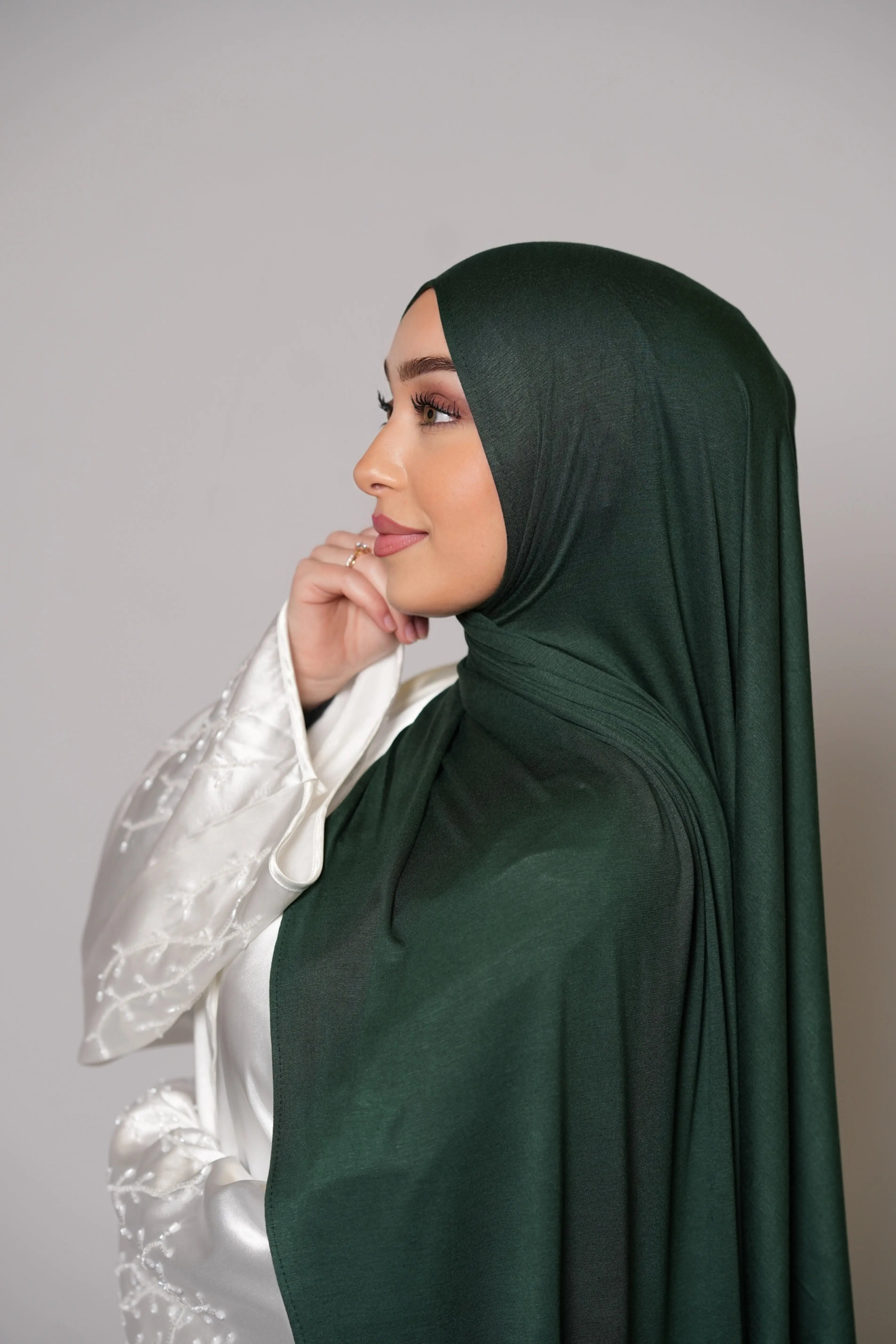 Premium Bamboo Jersey - royal green Losyana.Shop