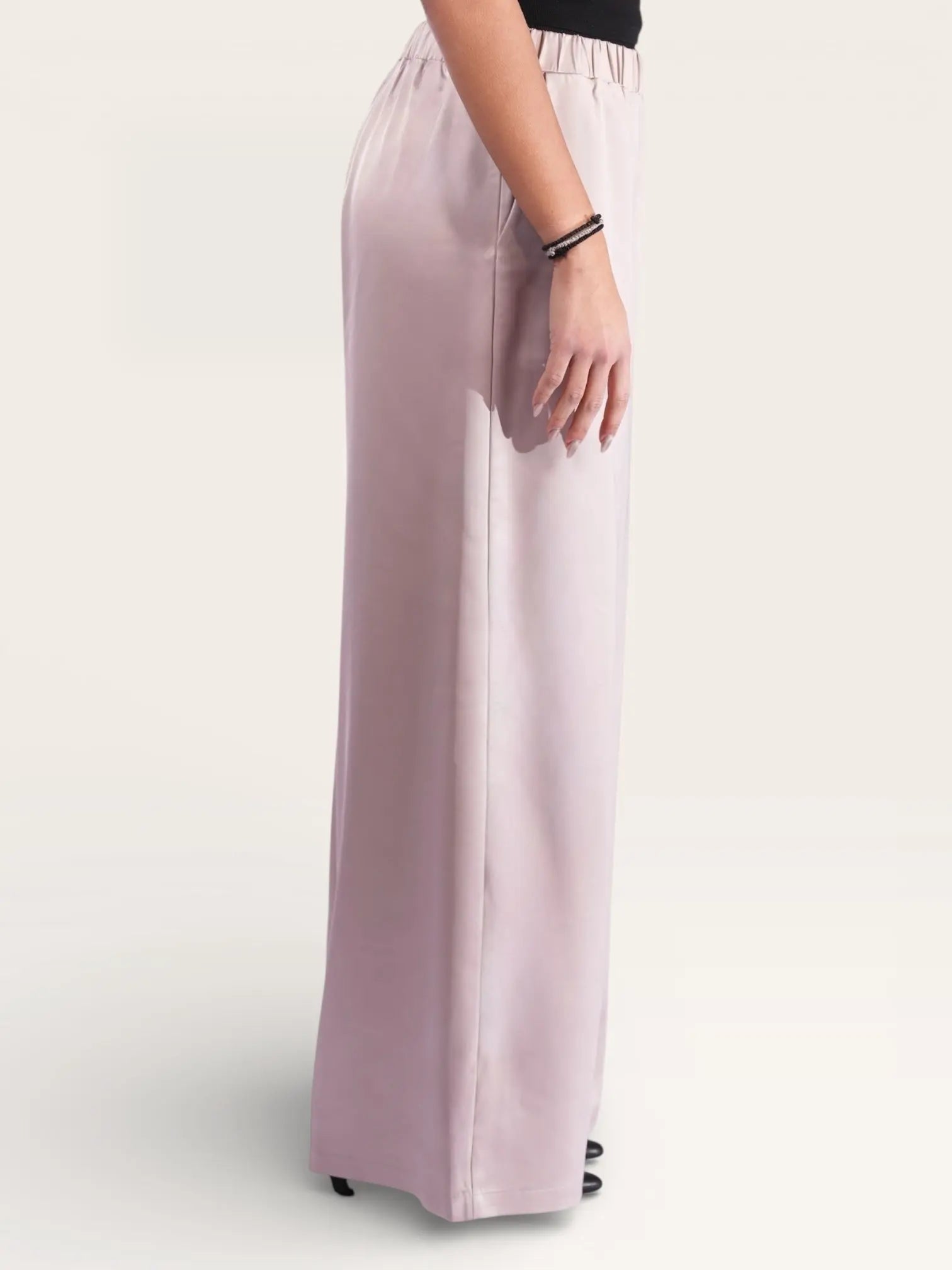 silk muse pants - almond