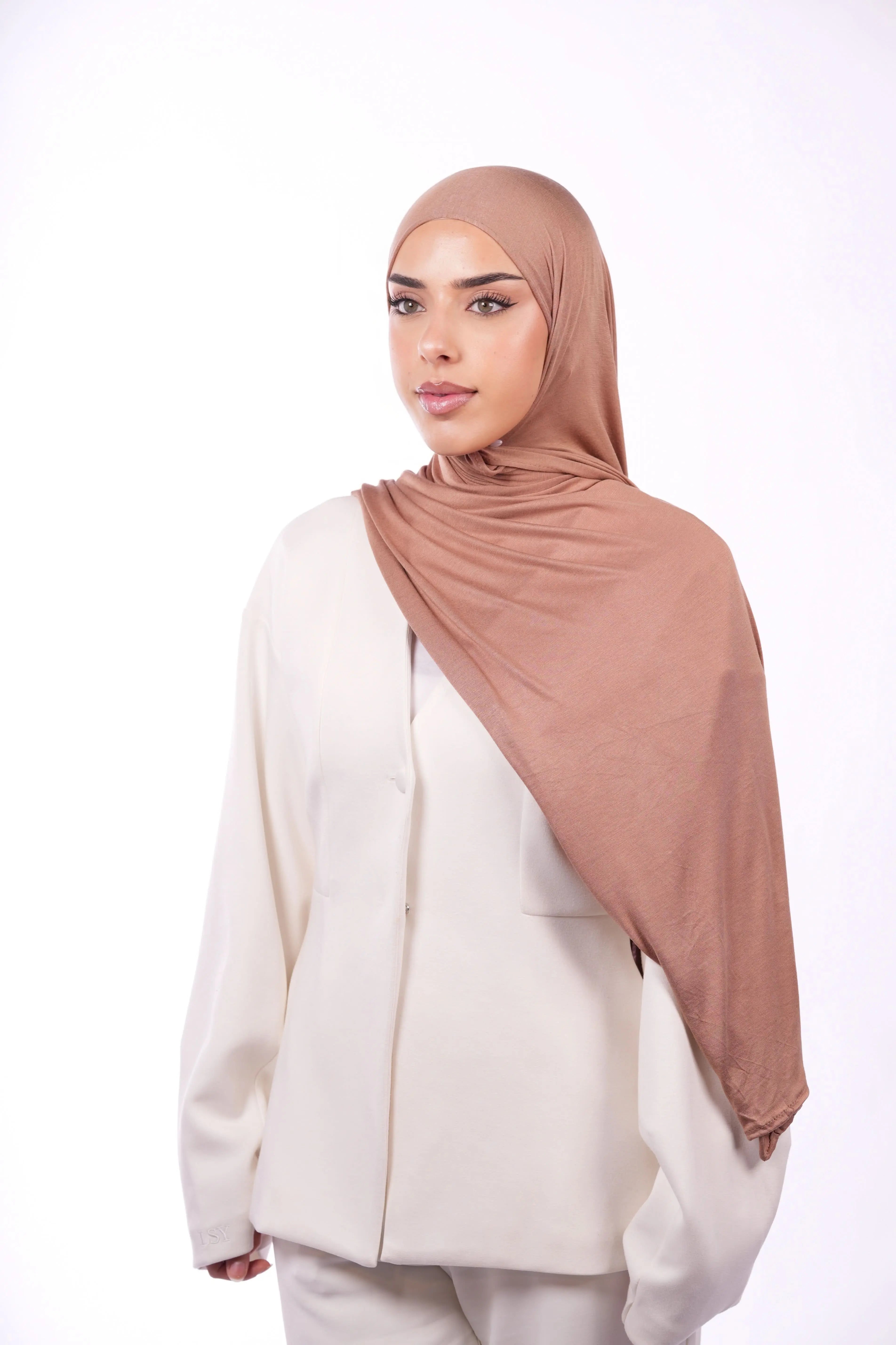 Bamboo jersey - terracota - Losyana.Shop