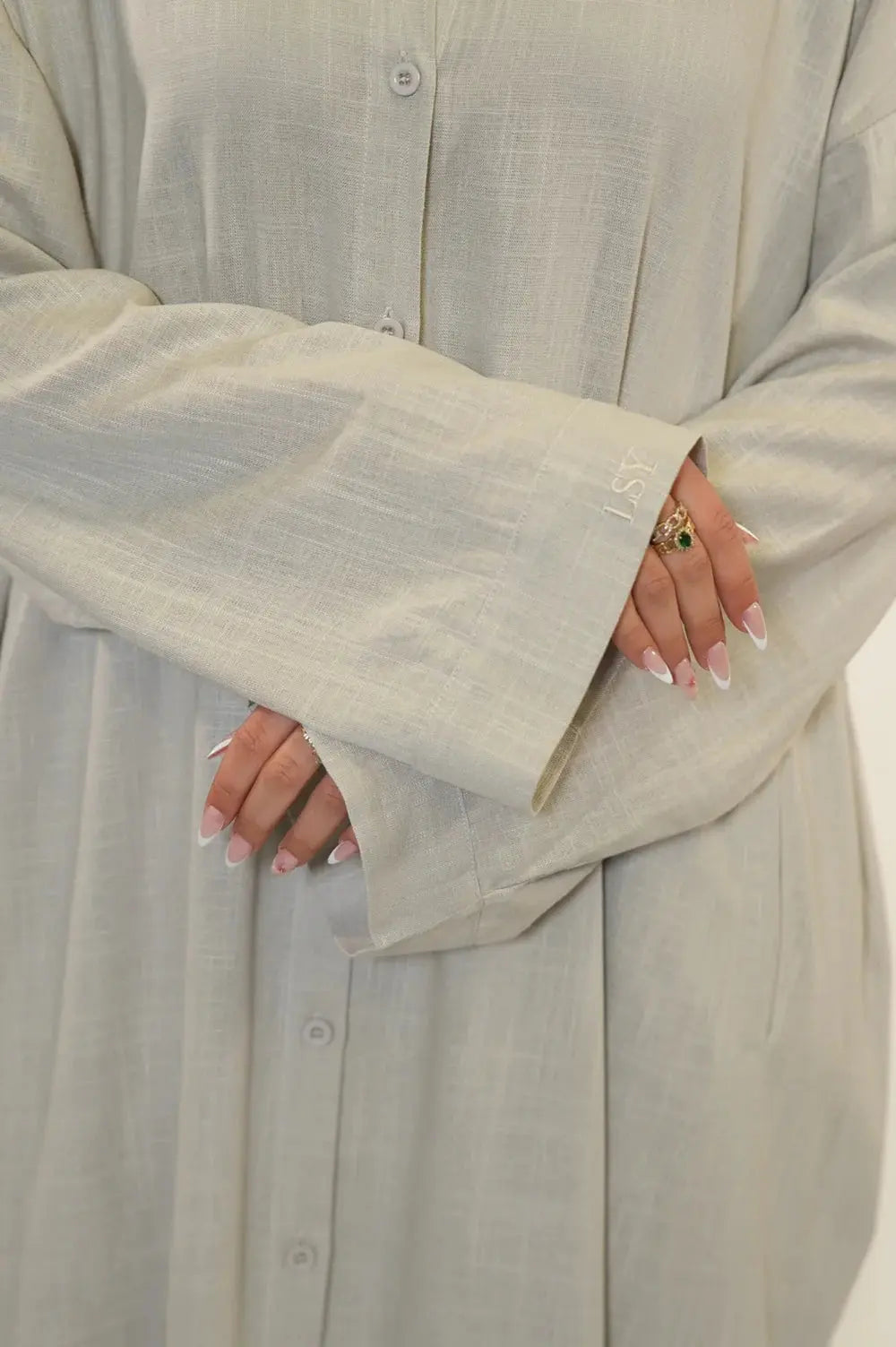 PALMA LINEN SET - COSTA CREAM Losyana.nl