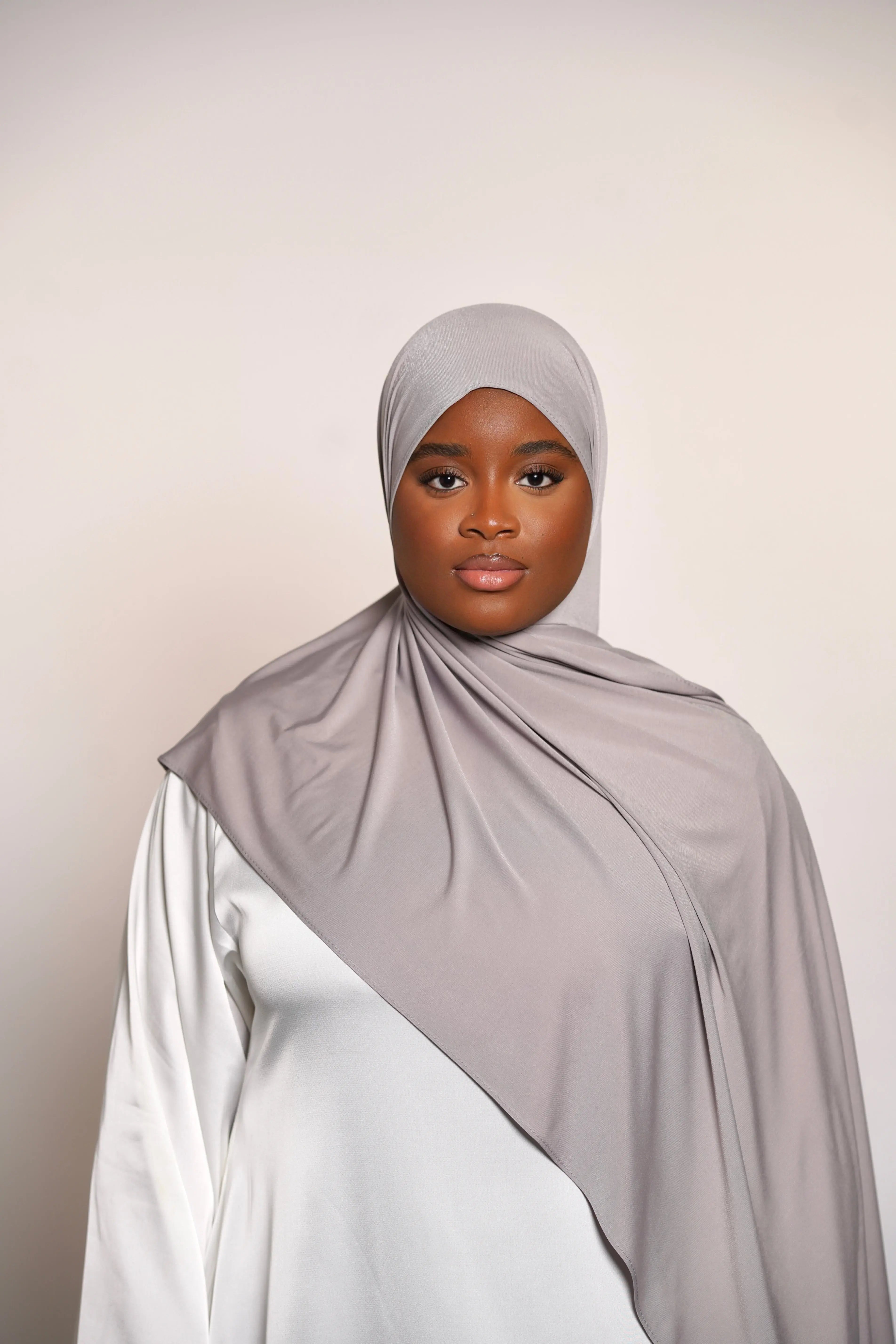 Satin Premium Jersey - grey Losyana.Shop