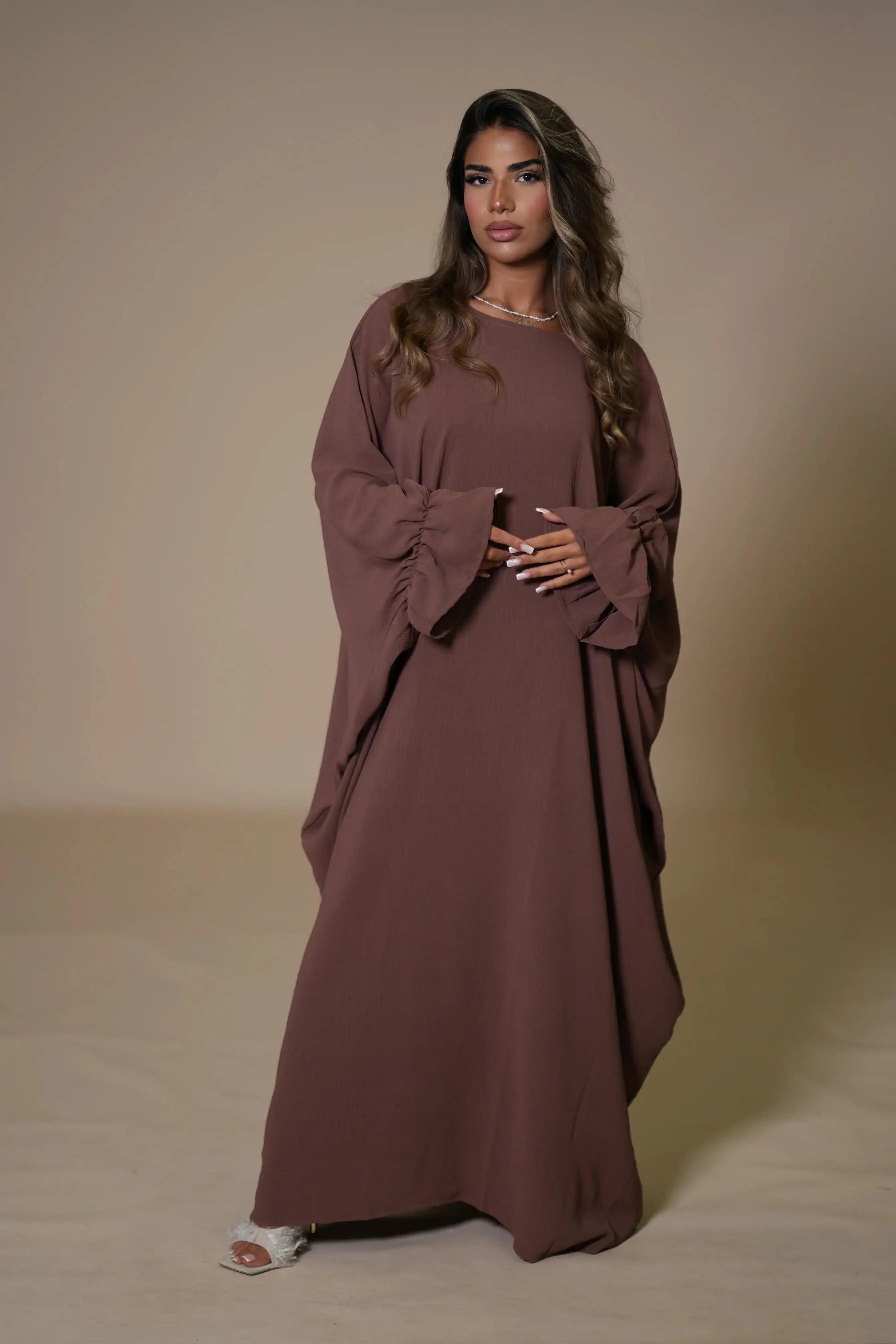 Jazz Abaya - Brown Losyana.Shop