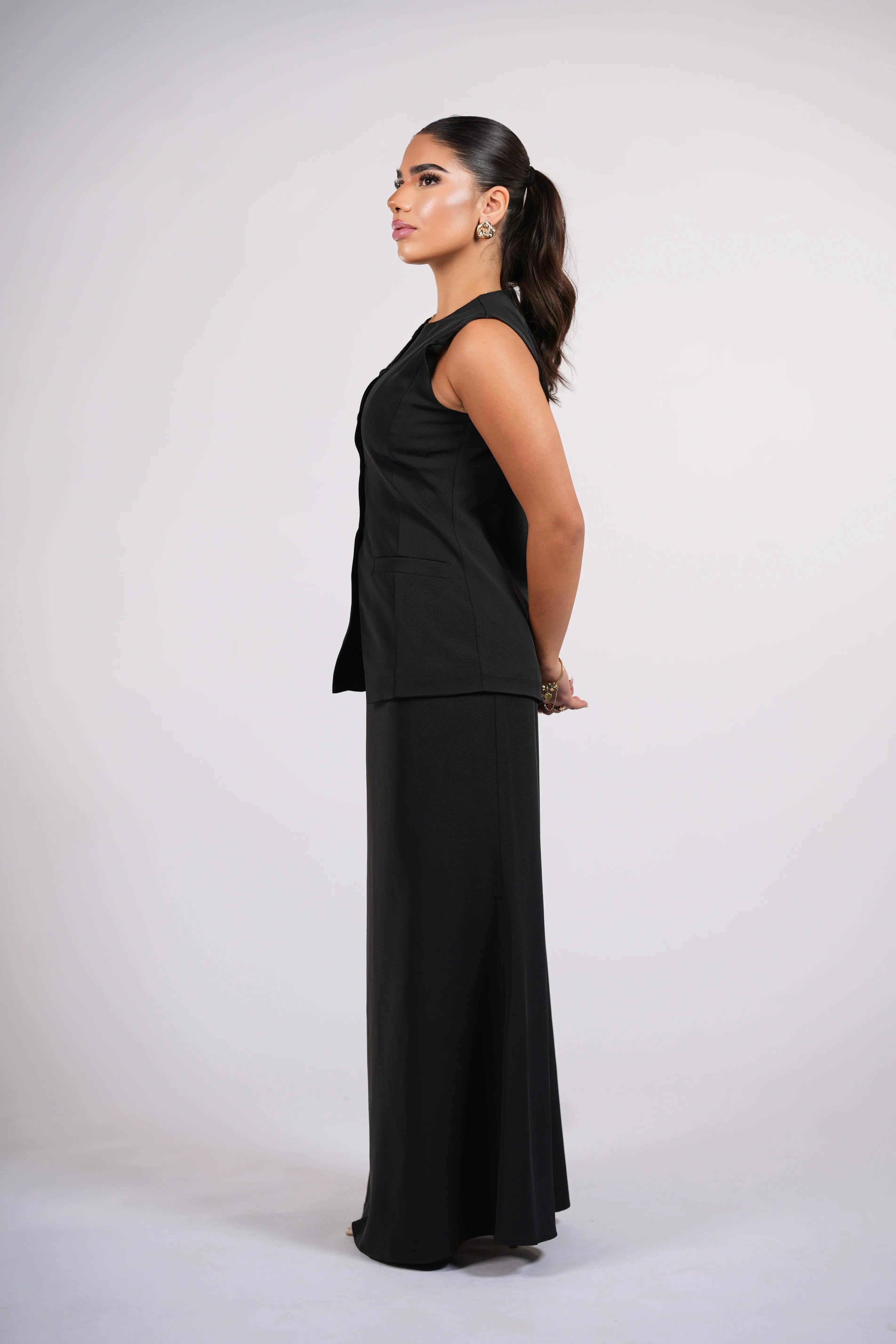 old vienna skirt - black Losyana.Shop