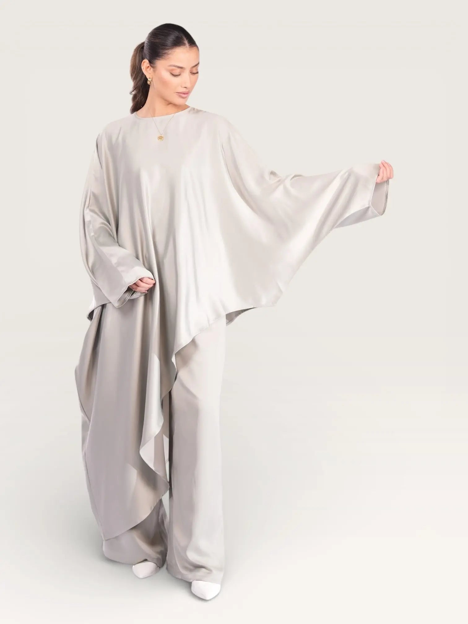 silk muse long version - pistachio