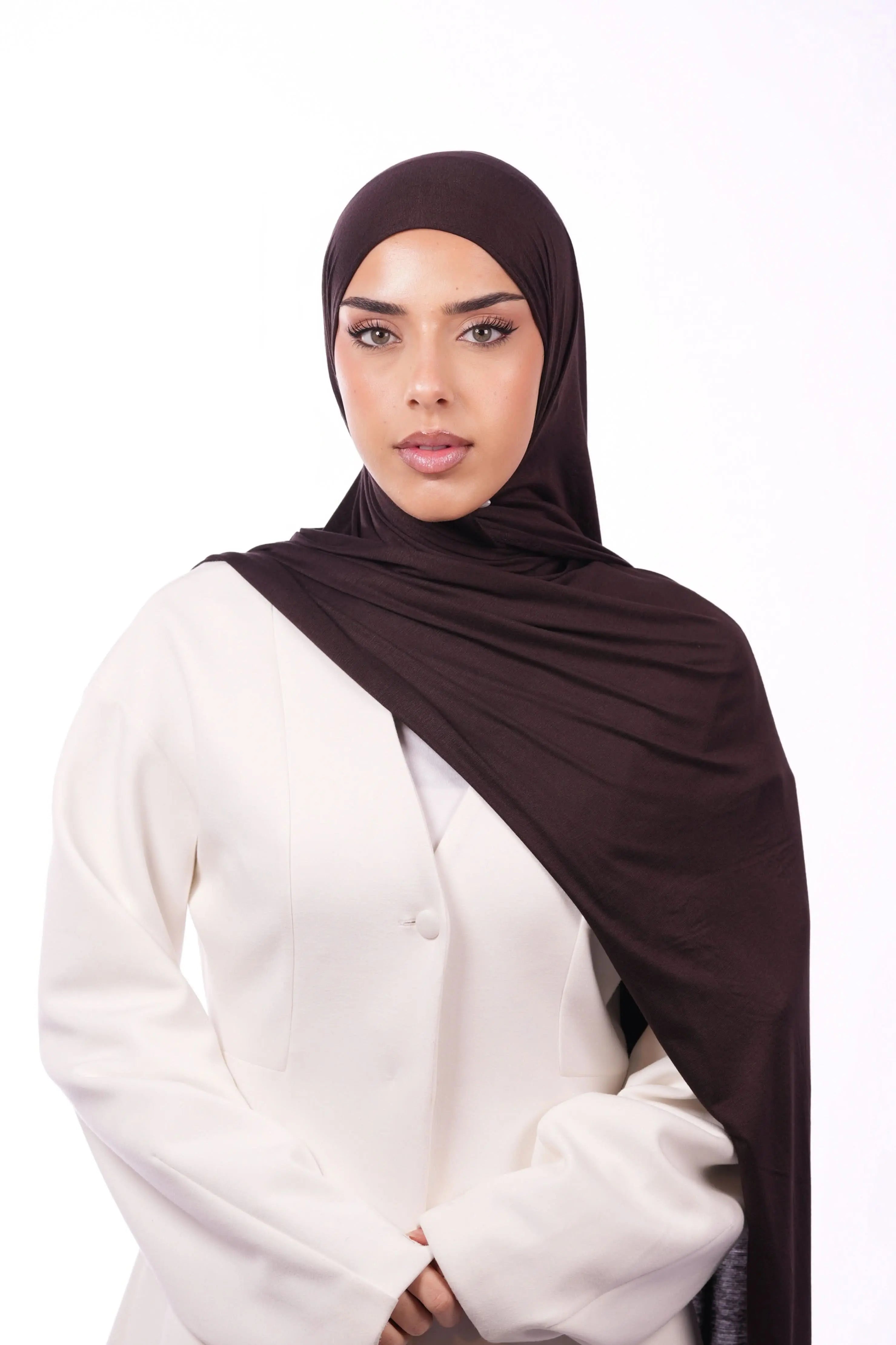 Bamboo Jersey - dark chocolate - Losyana.Shop