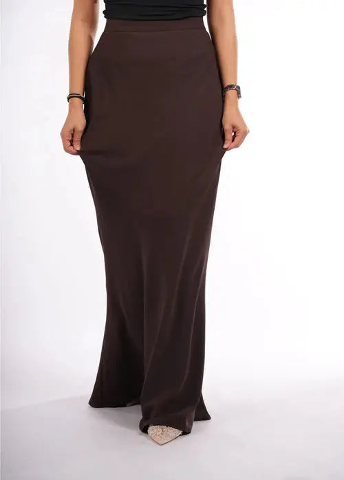 the palais skirt - espresso Losyana.Shop