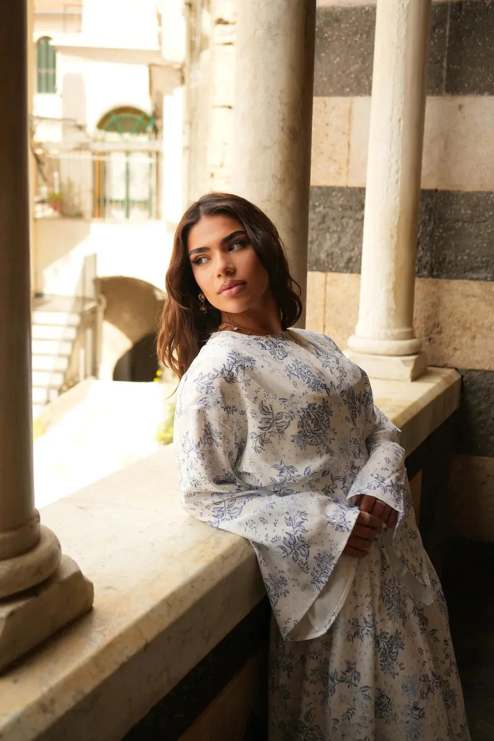 LA BALLEZA CORSET DRESS - AMALFI GARDEN Losyana.nl