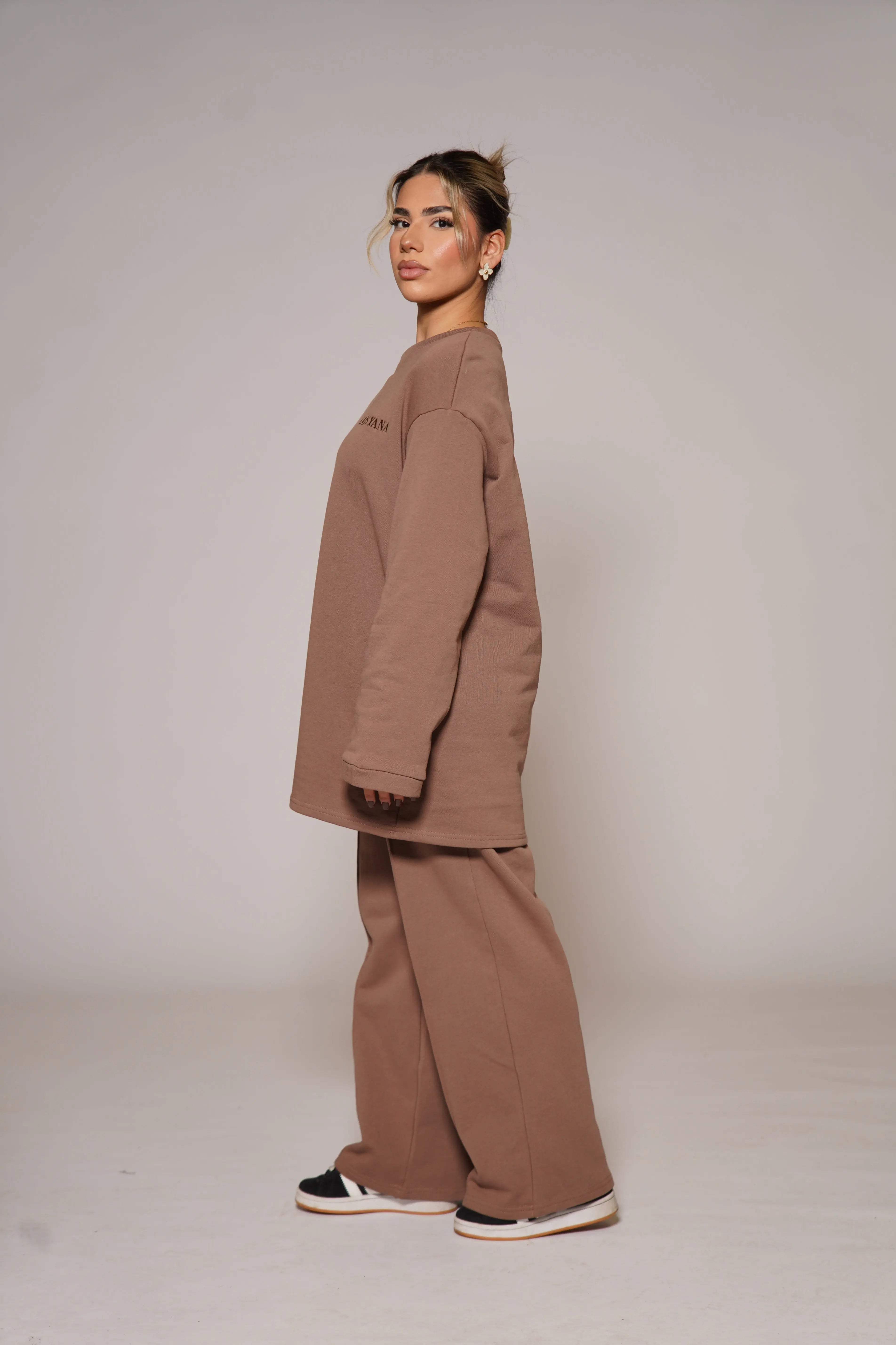 Lounge and Gym set - cappuccino Losyana.Shop