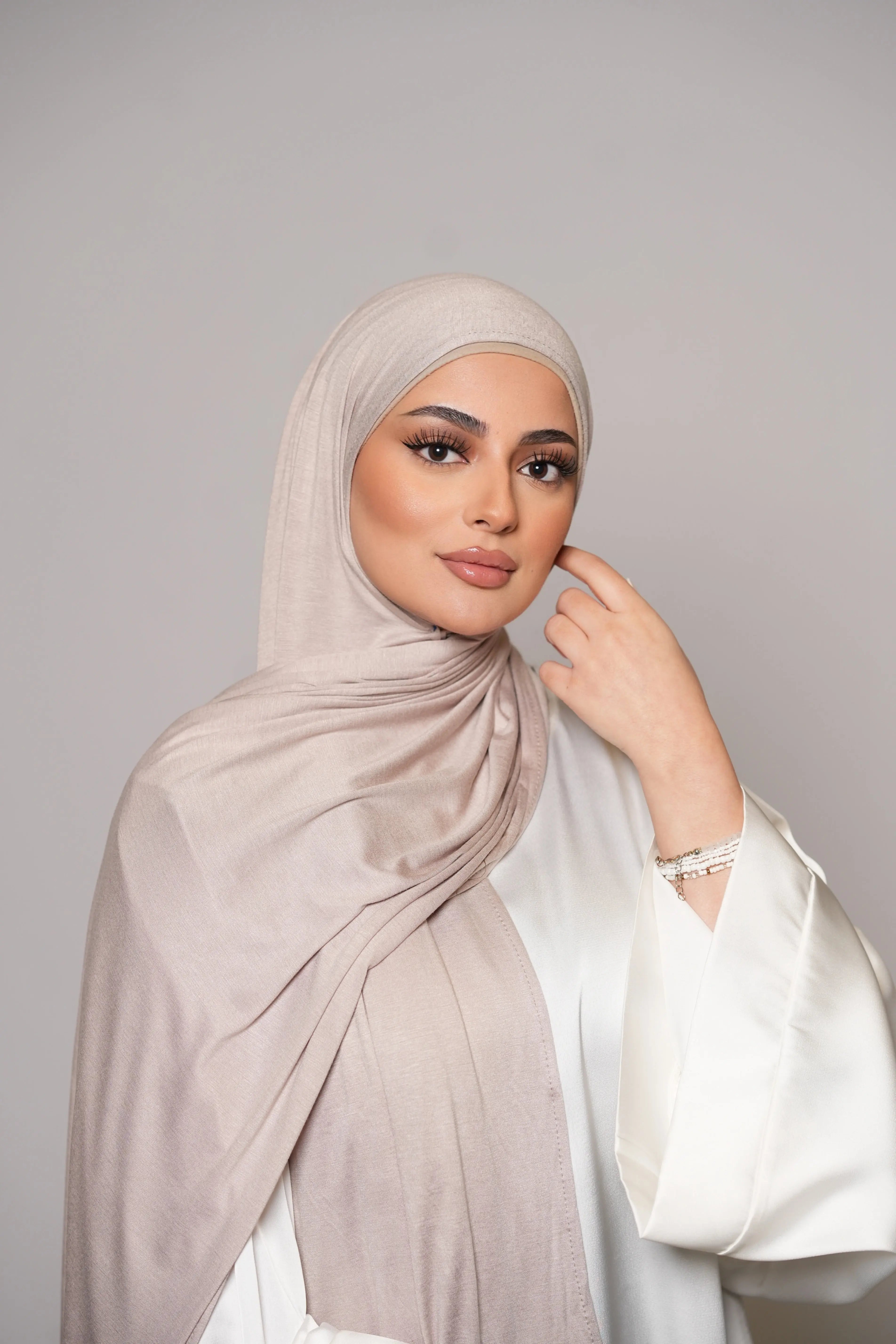 Premium Bamboo Jersey - mink Losyana.Shop