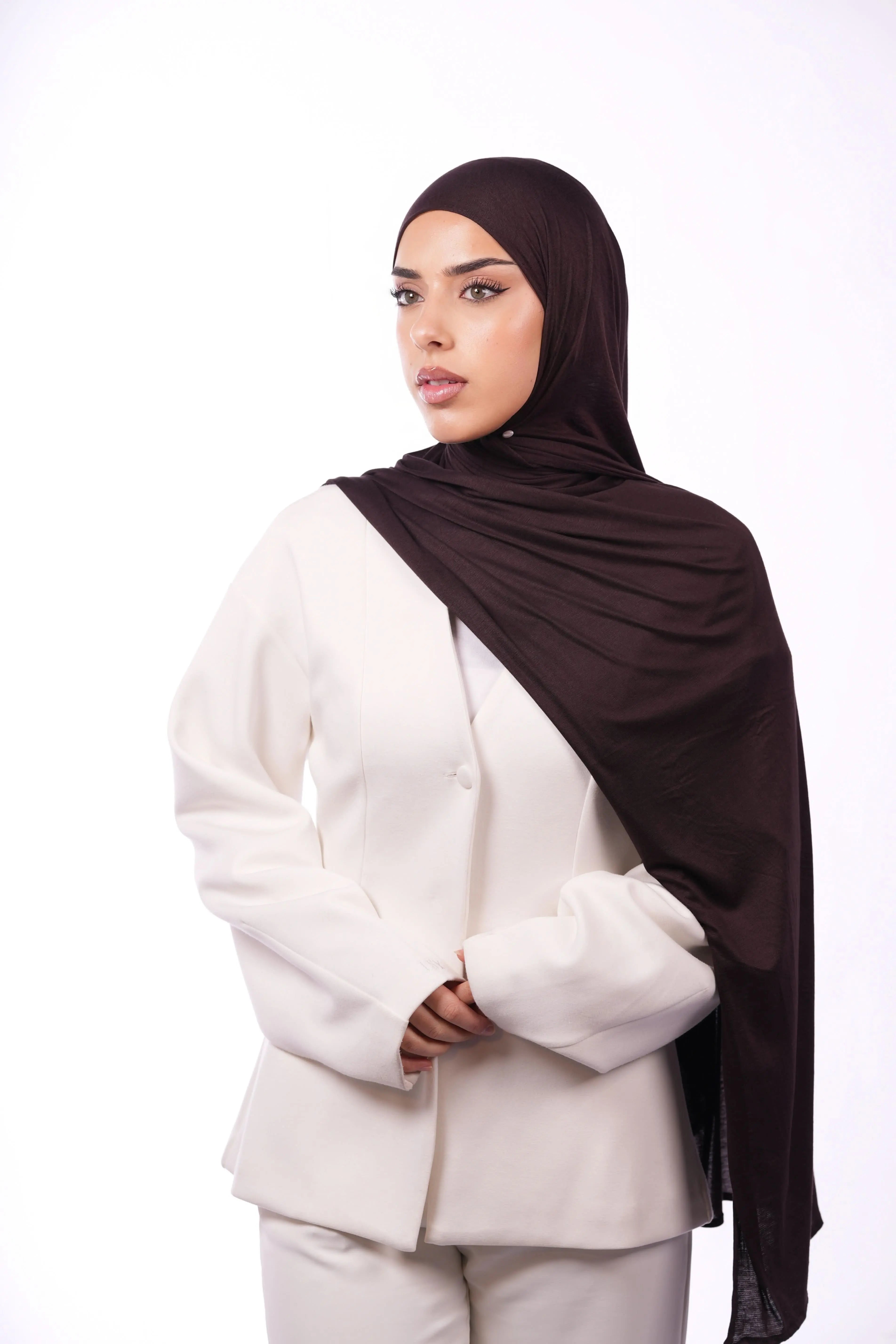 Bamboo Jersey - dark chocolate - Losyana.Shop