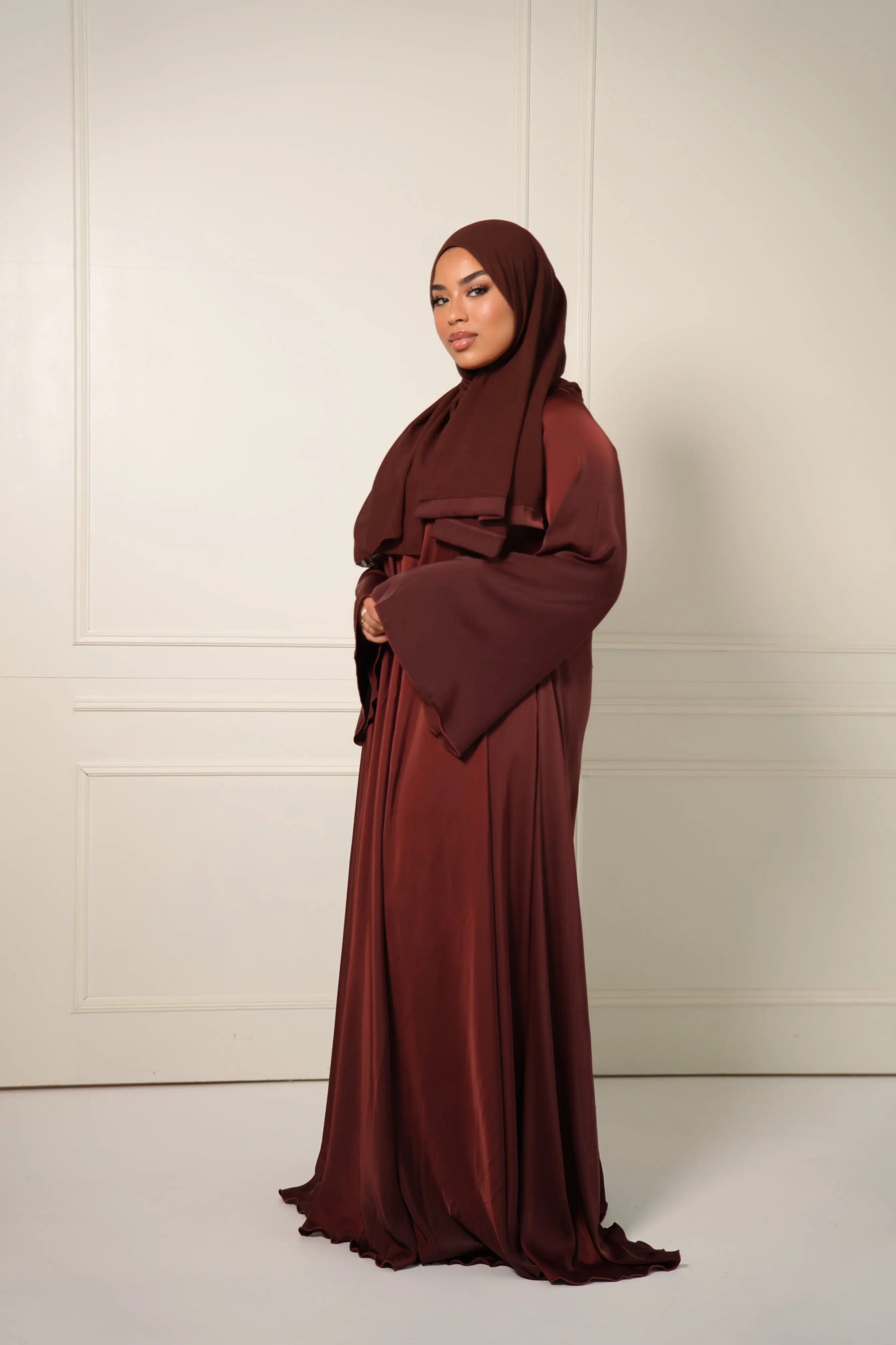DXB Abaya - Bordeaux Losyana.Shop