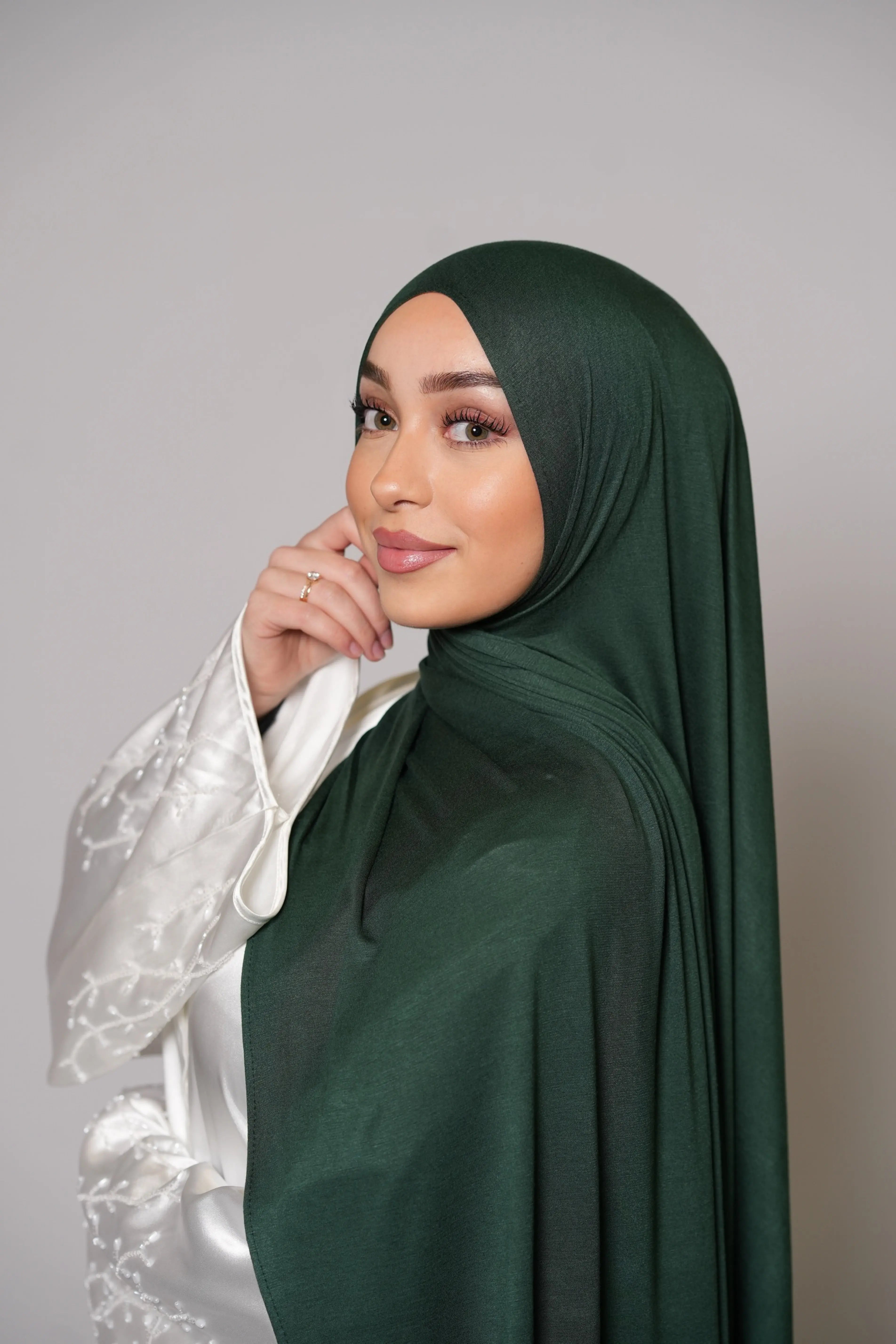 Premium Bamboo Jersey - royal green Losyana.Shop