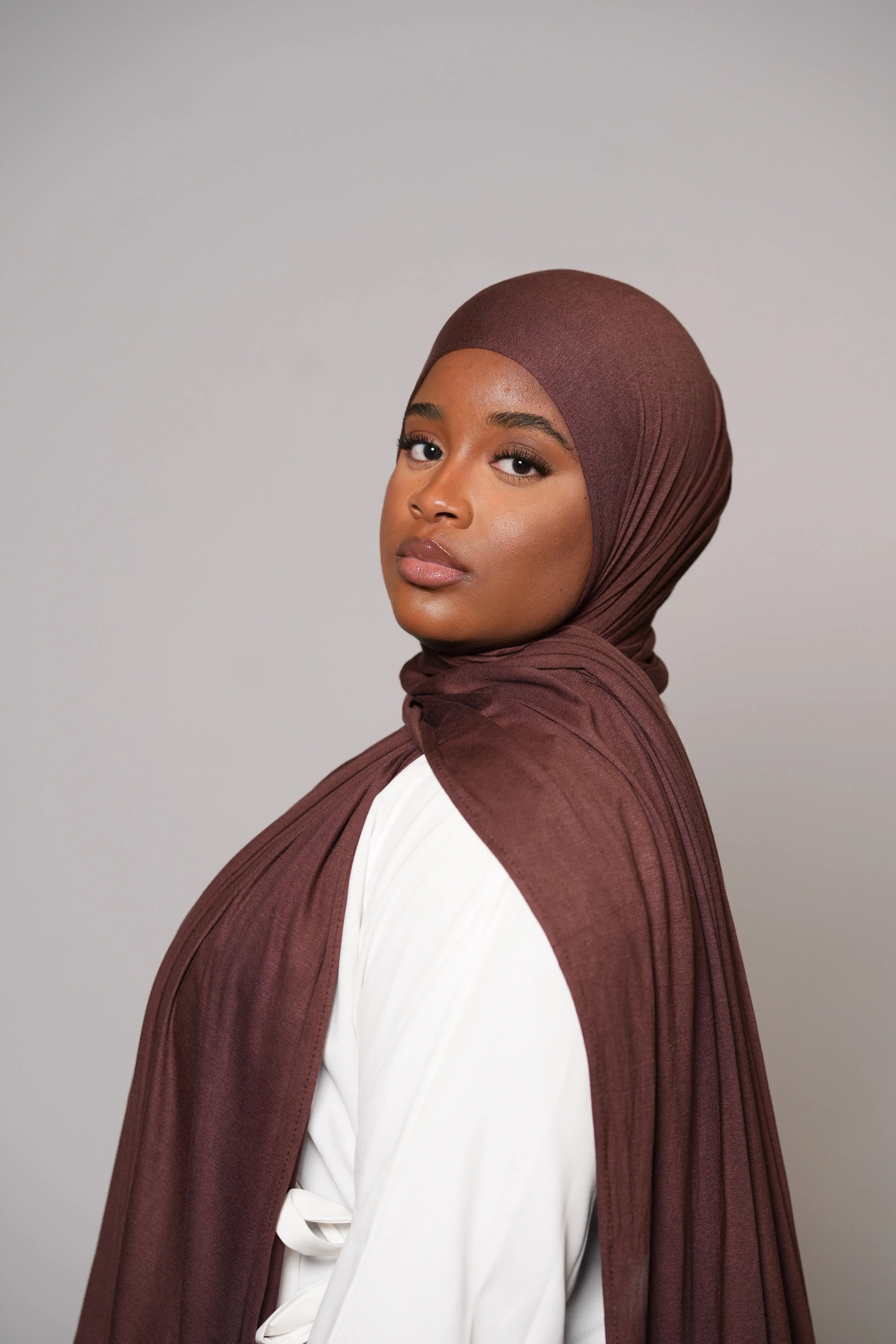 Premium Bamboo Jersey - chestnut Losyana.Shop