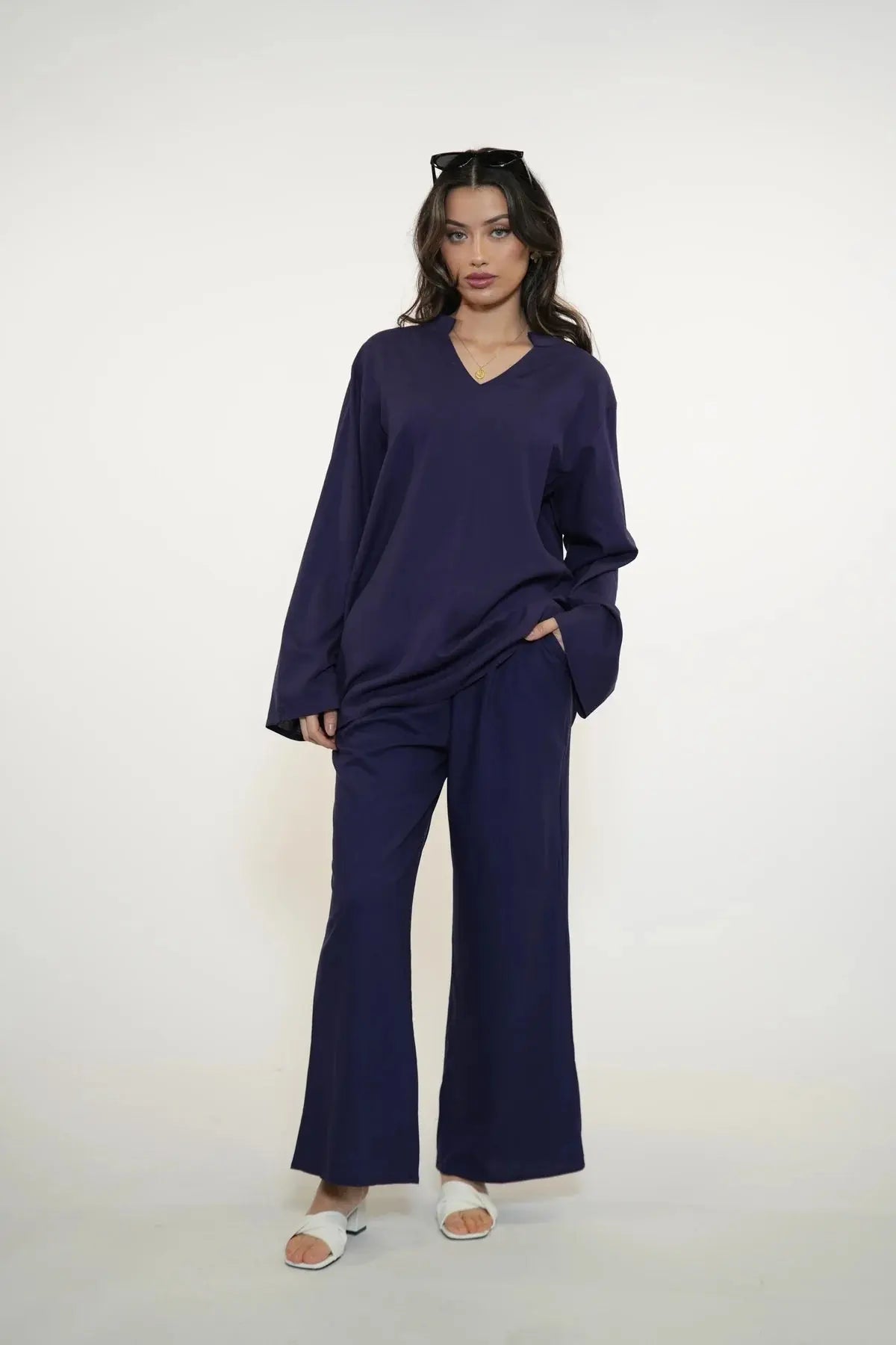 SICILIAN BREEZE SET - NAVY Losyana.nl