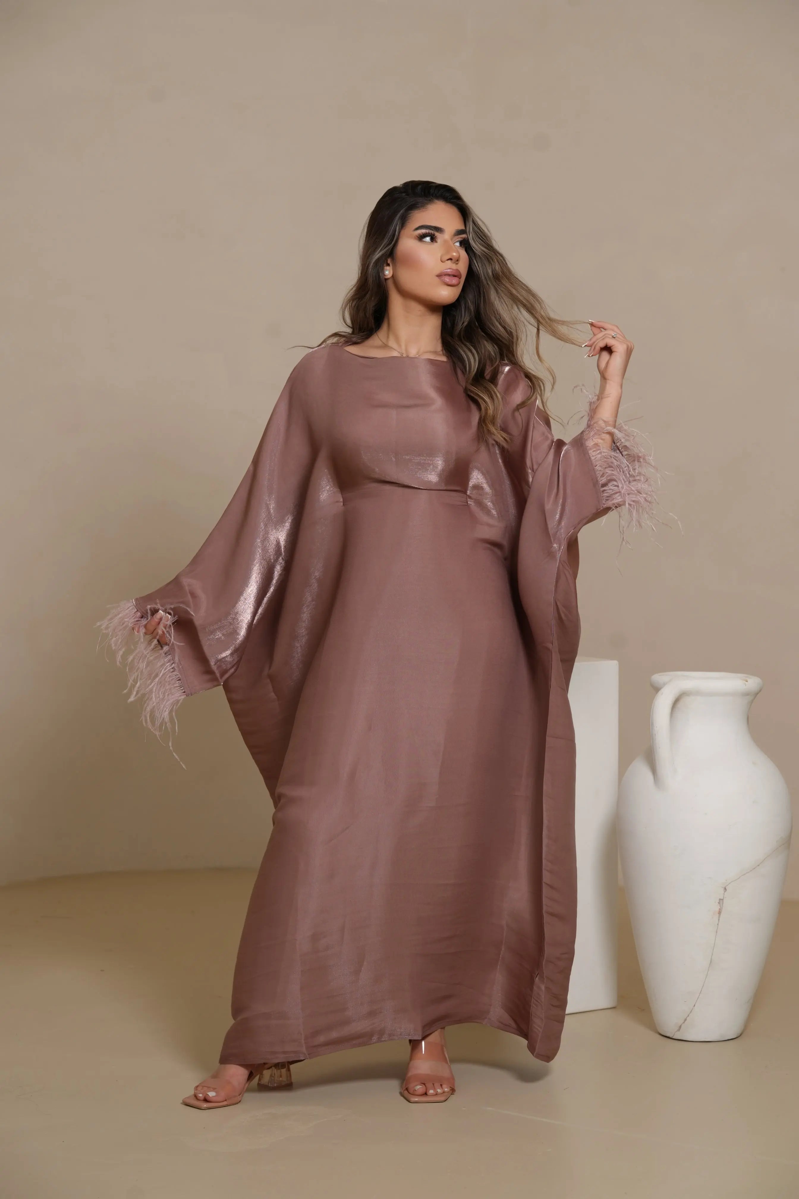 DXB Farasha Abaya - Velvet Losyana.Shop