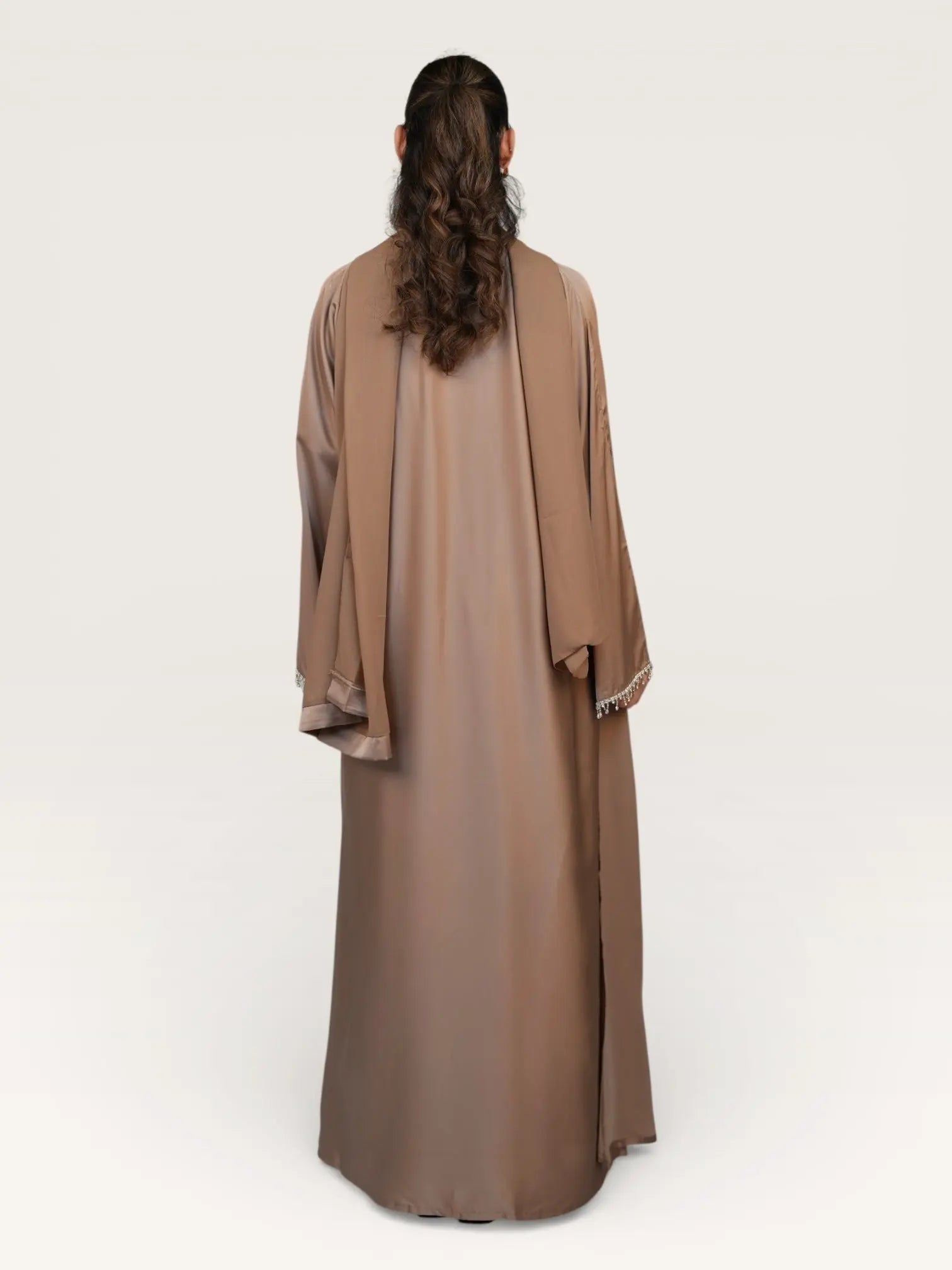 zara abaya - beige