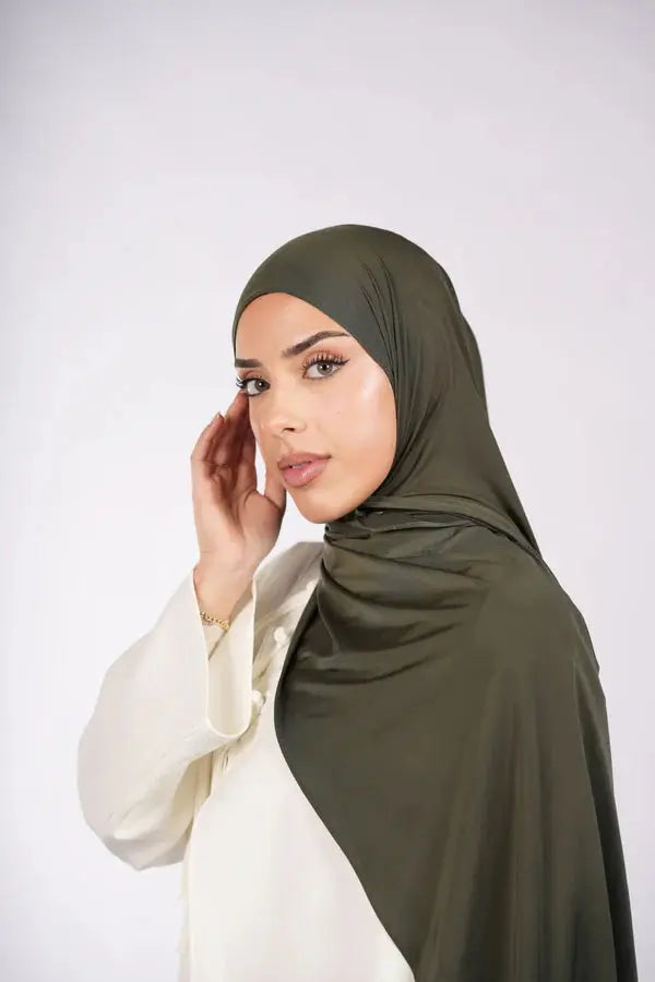 Liquid Jersey - Army Green Losyana.Shop