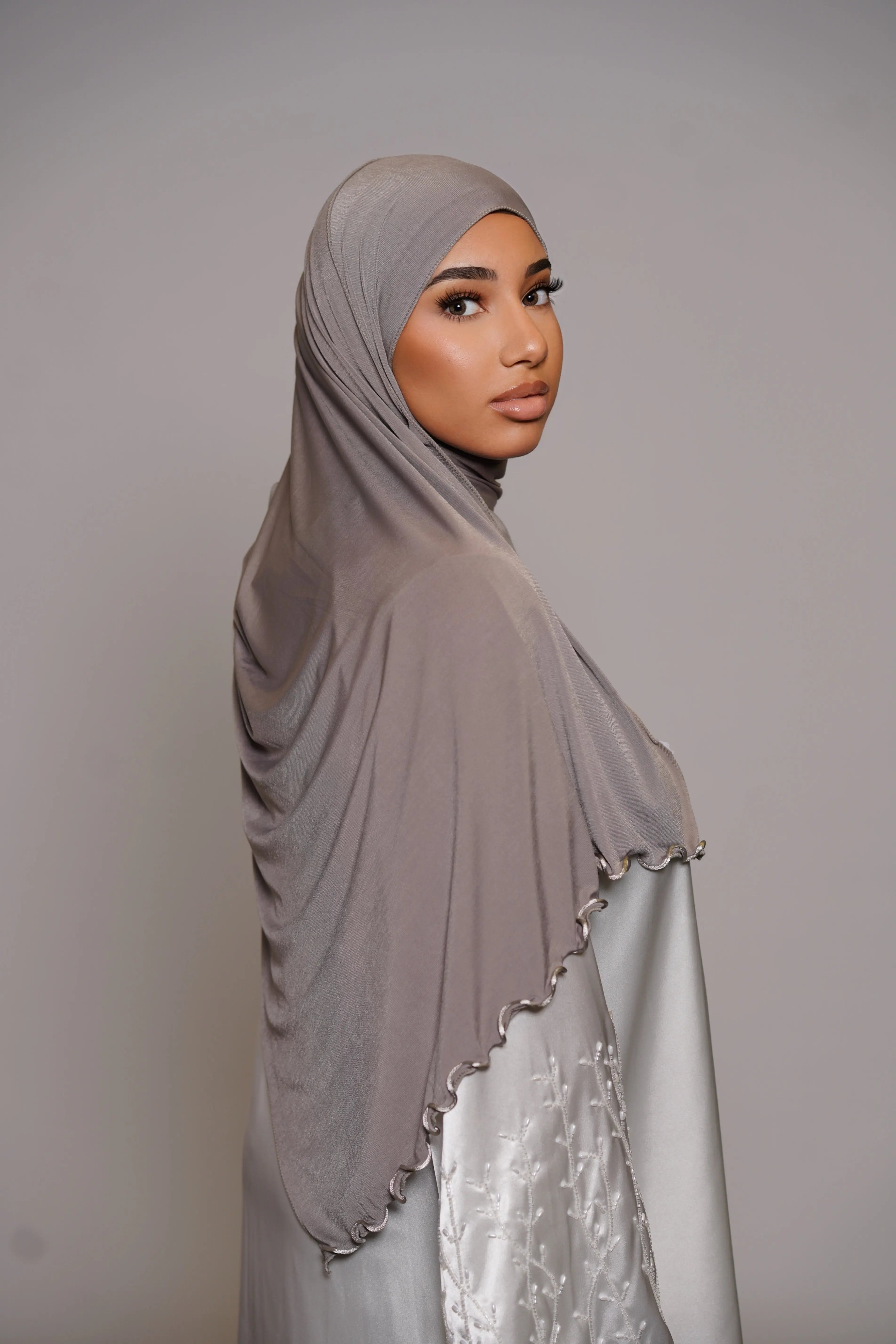 Premium Jersey Line - cream grey Losyana.Shop