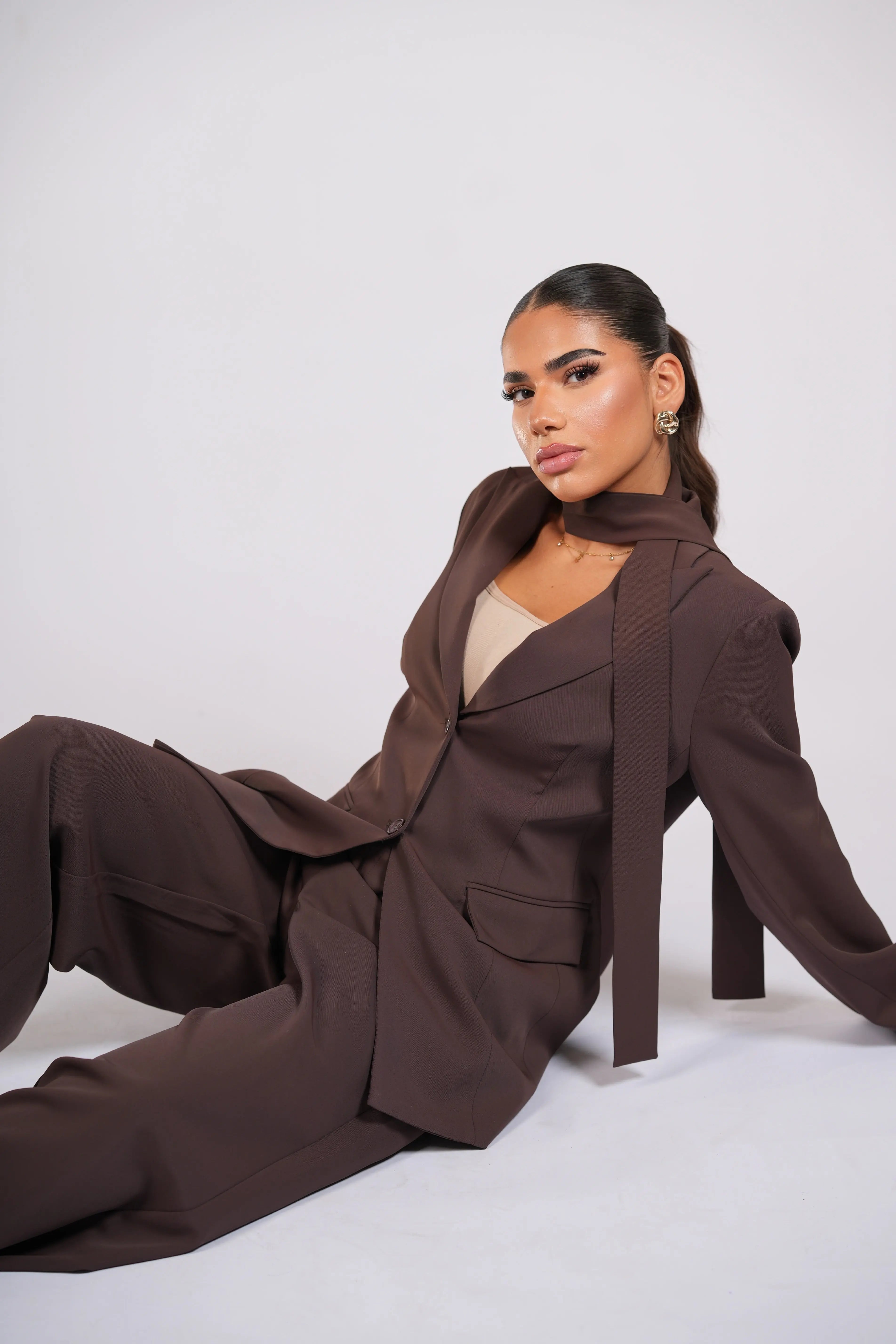 the palais blazer - espresso Losyana.Shop