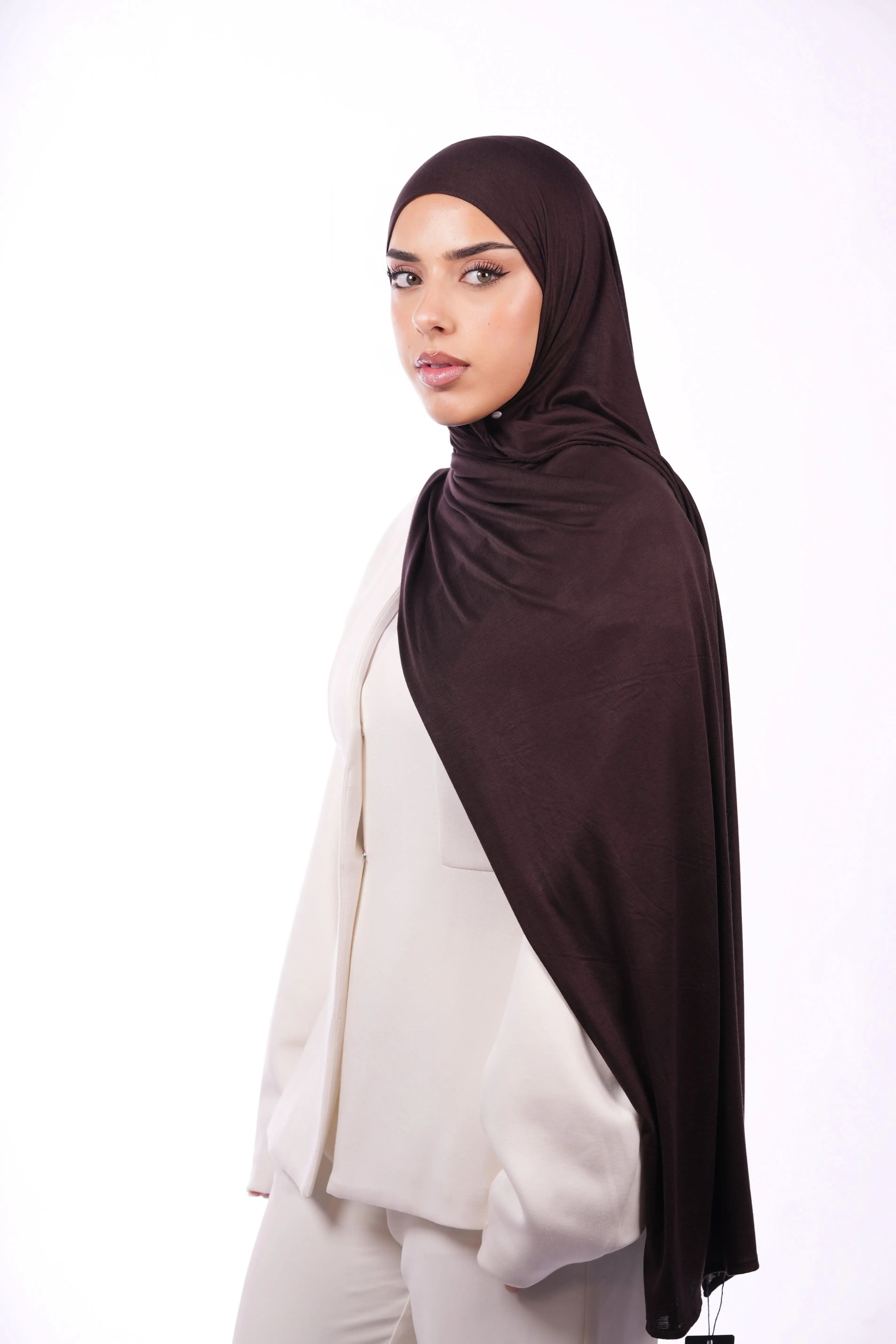 Bamboo Jersey - dark chocolate - Losyana.Shop