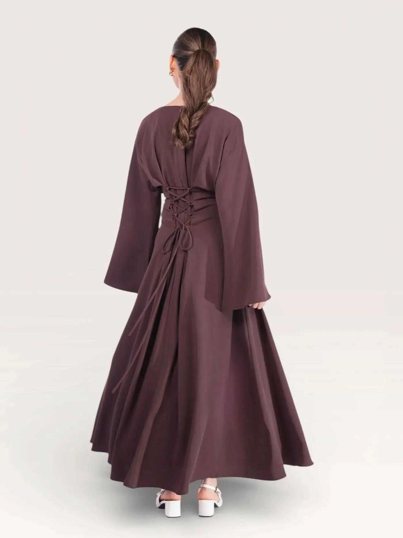 the corset dress - Coffee