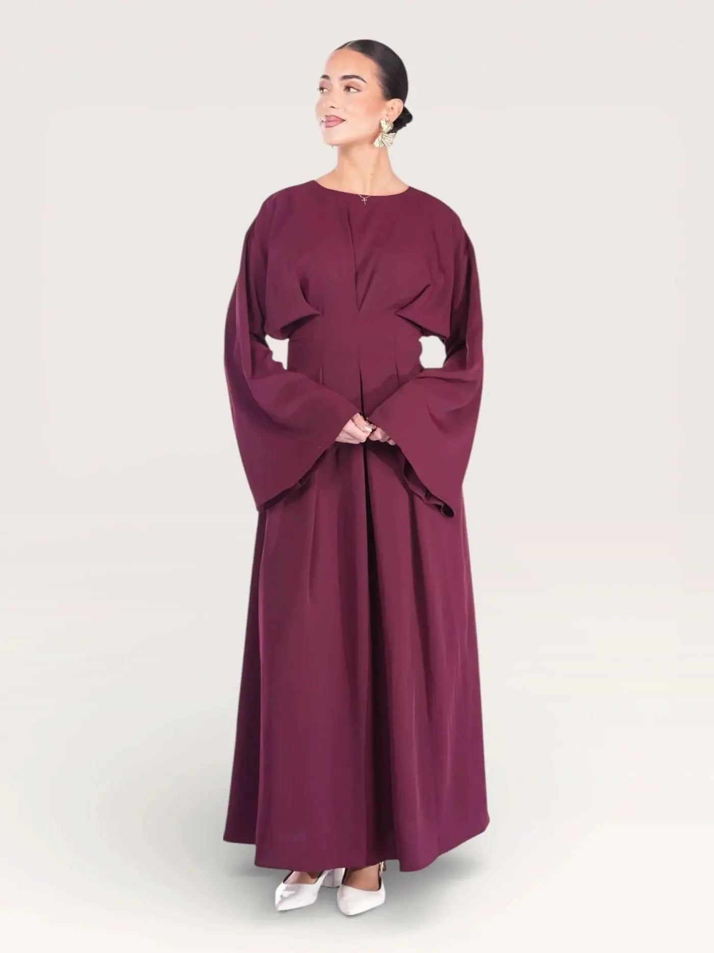 the corset dress - Bordeaux