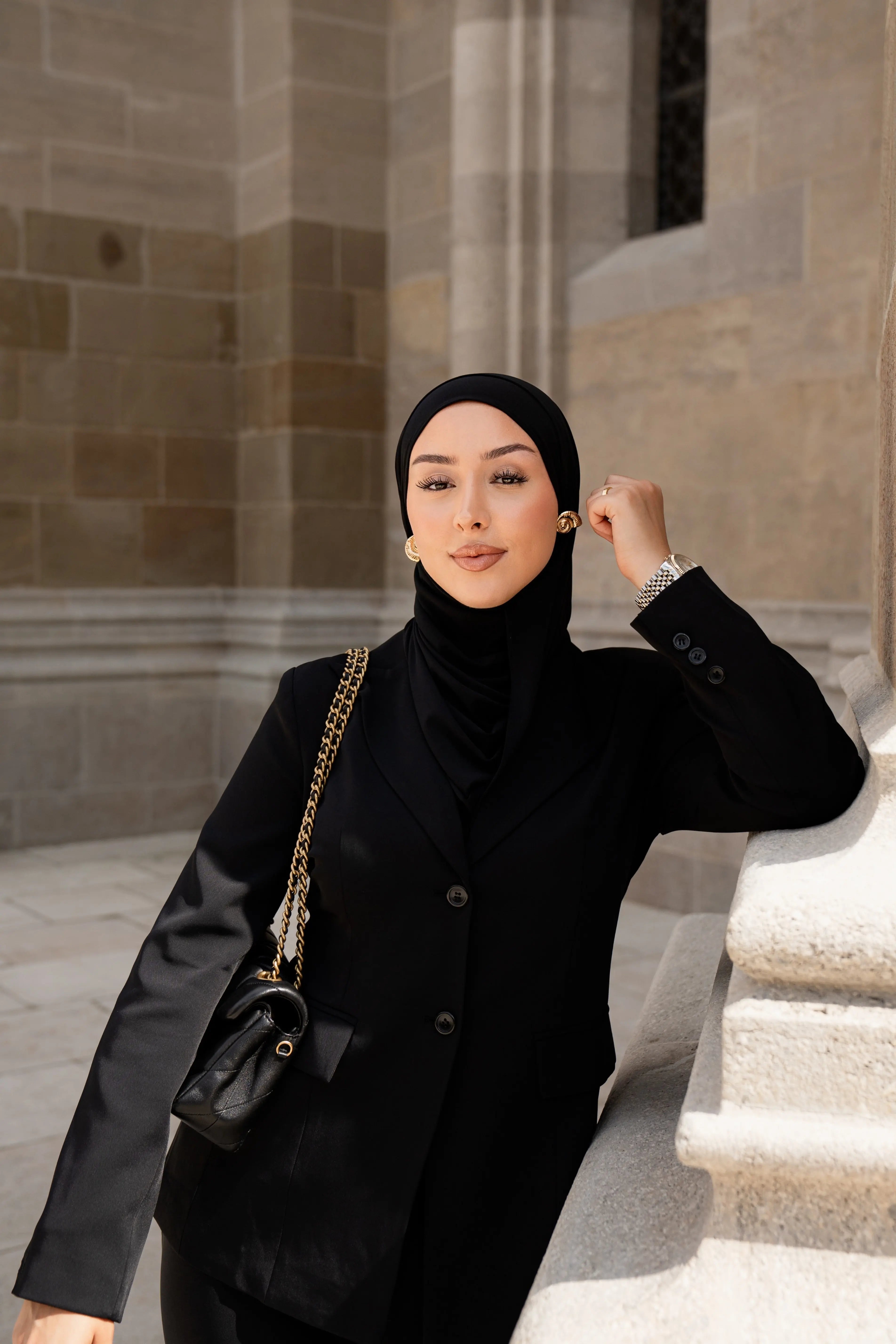 the palais blazer - black Losyana.Shop