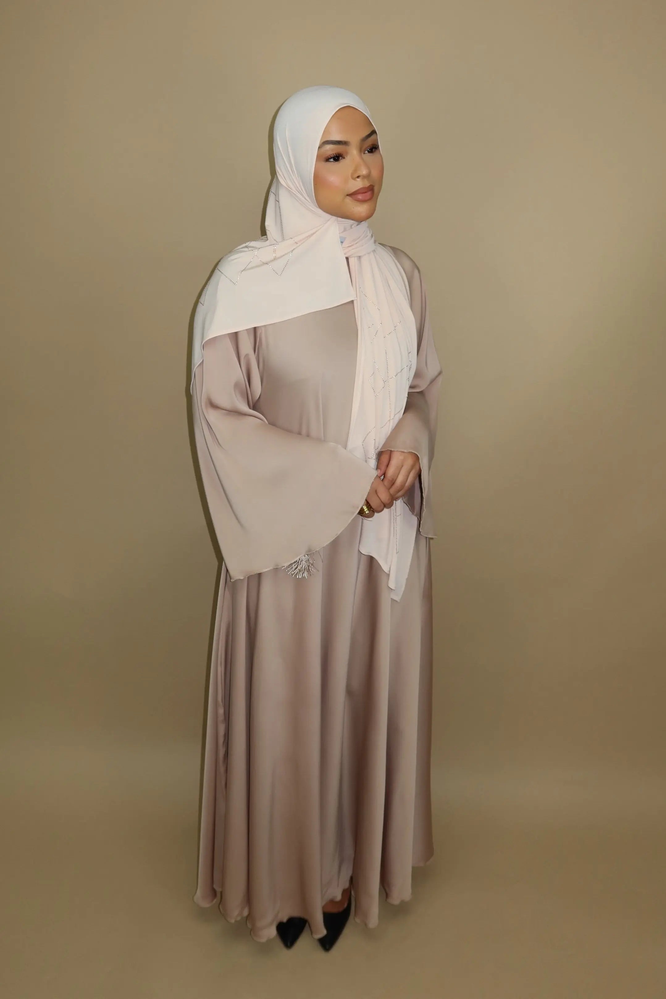 DXB Abaya - Goldenbeige Losyana.Shop