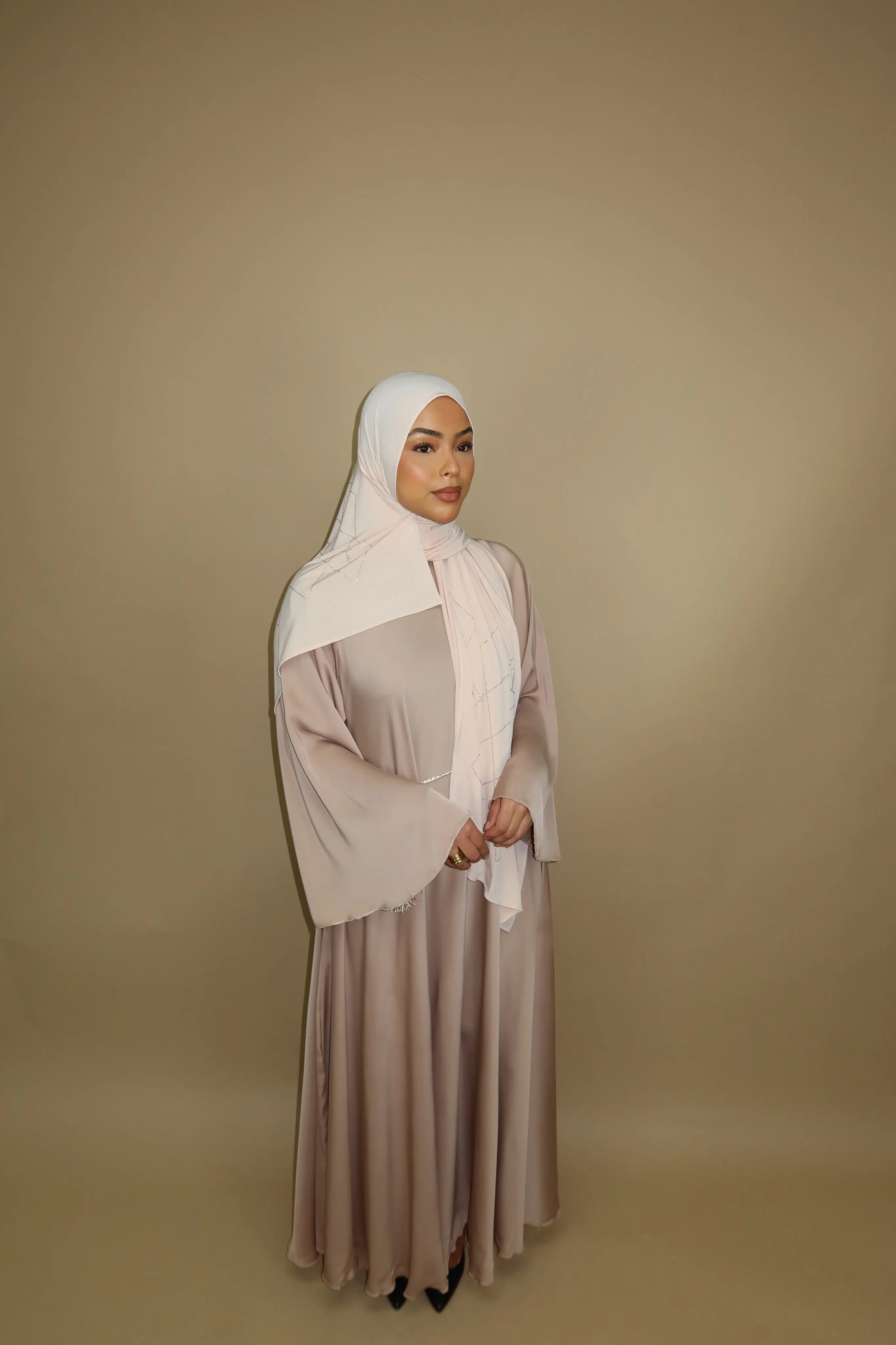DXB Abaya - Goldenbeige Losyana.Shop