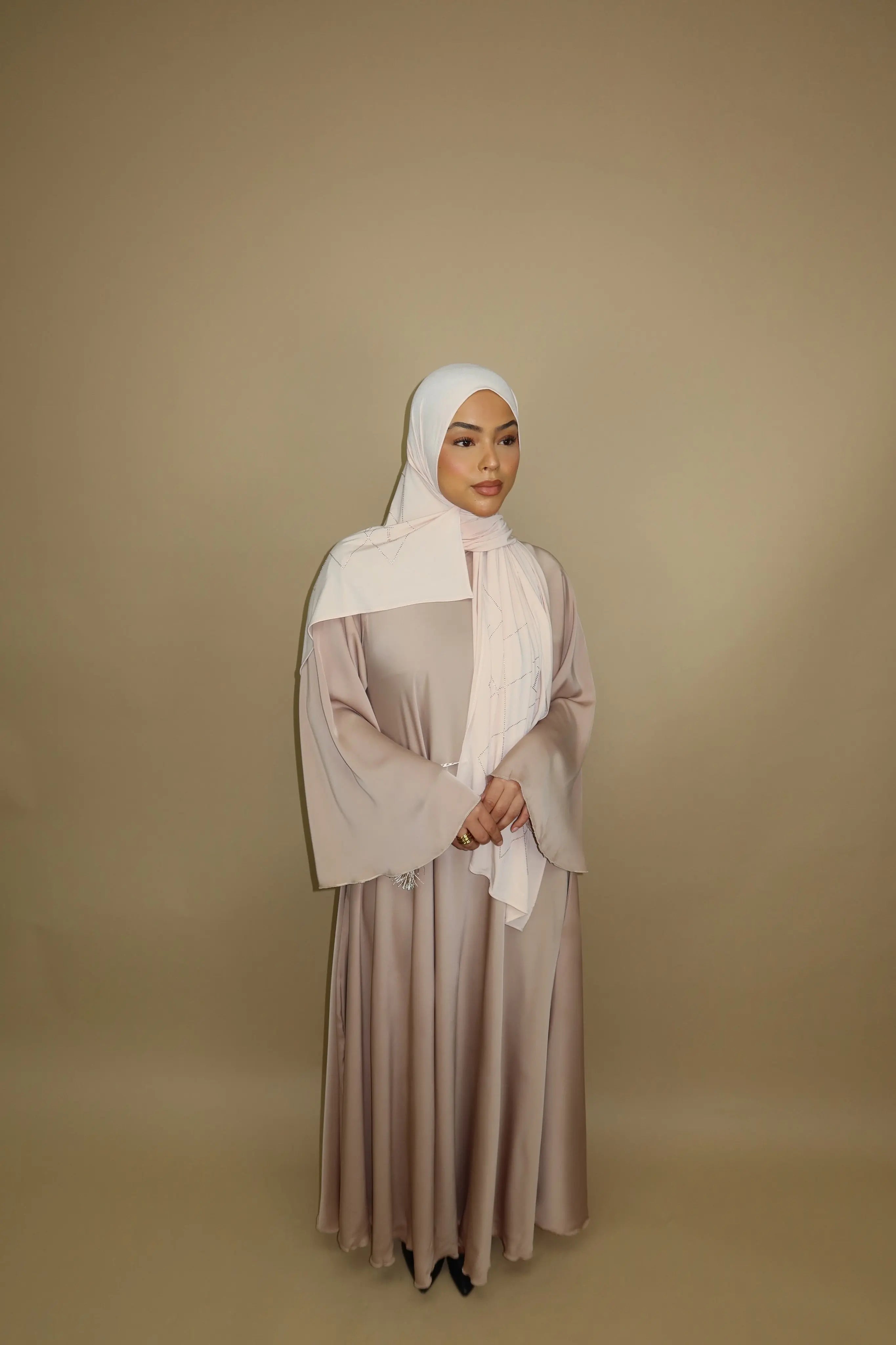 DXB Abaya - Goldenbeige Losyana.Shop